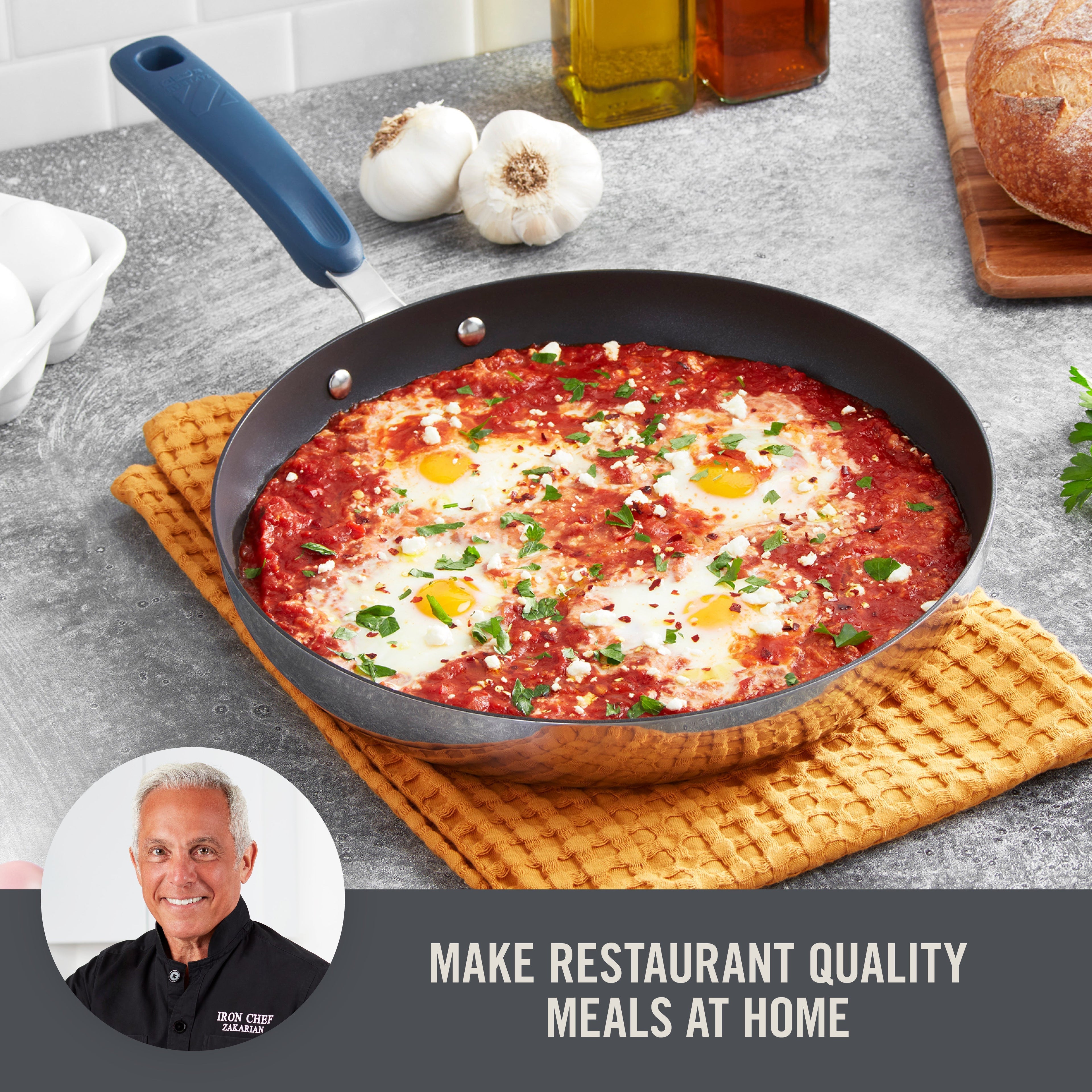 12" TruPro Stainless Steel Fry Pan A8