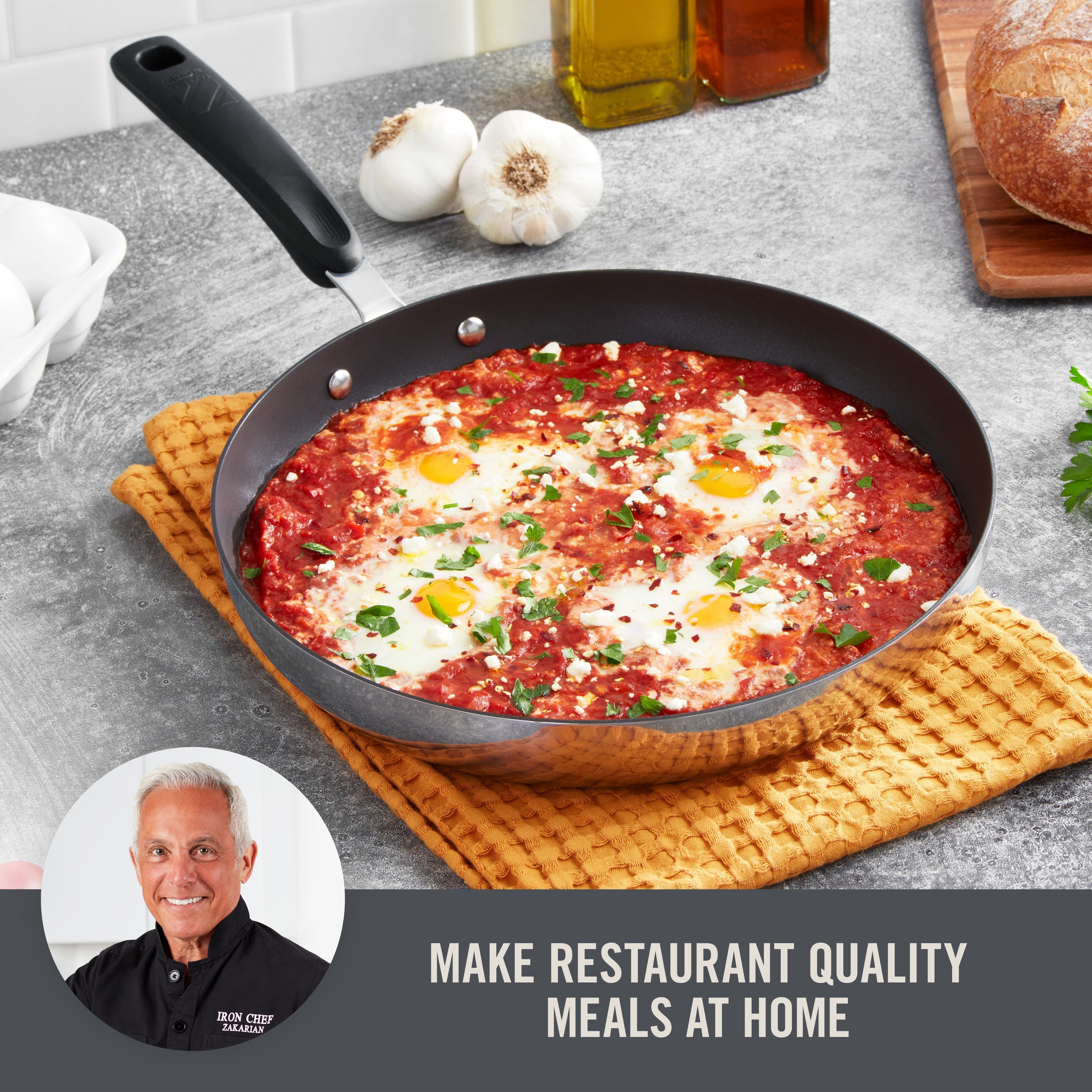 12" TruPro Stainless Steel Fry Pan A8