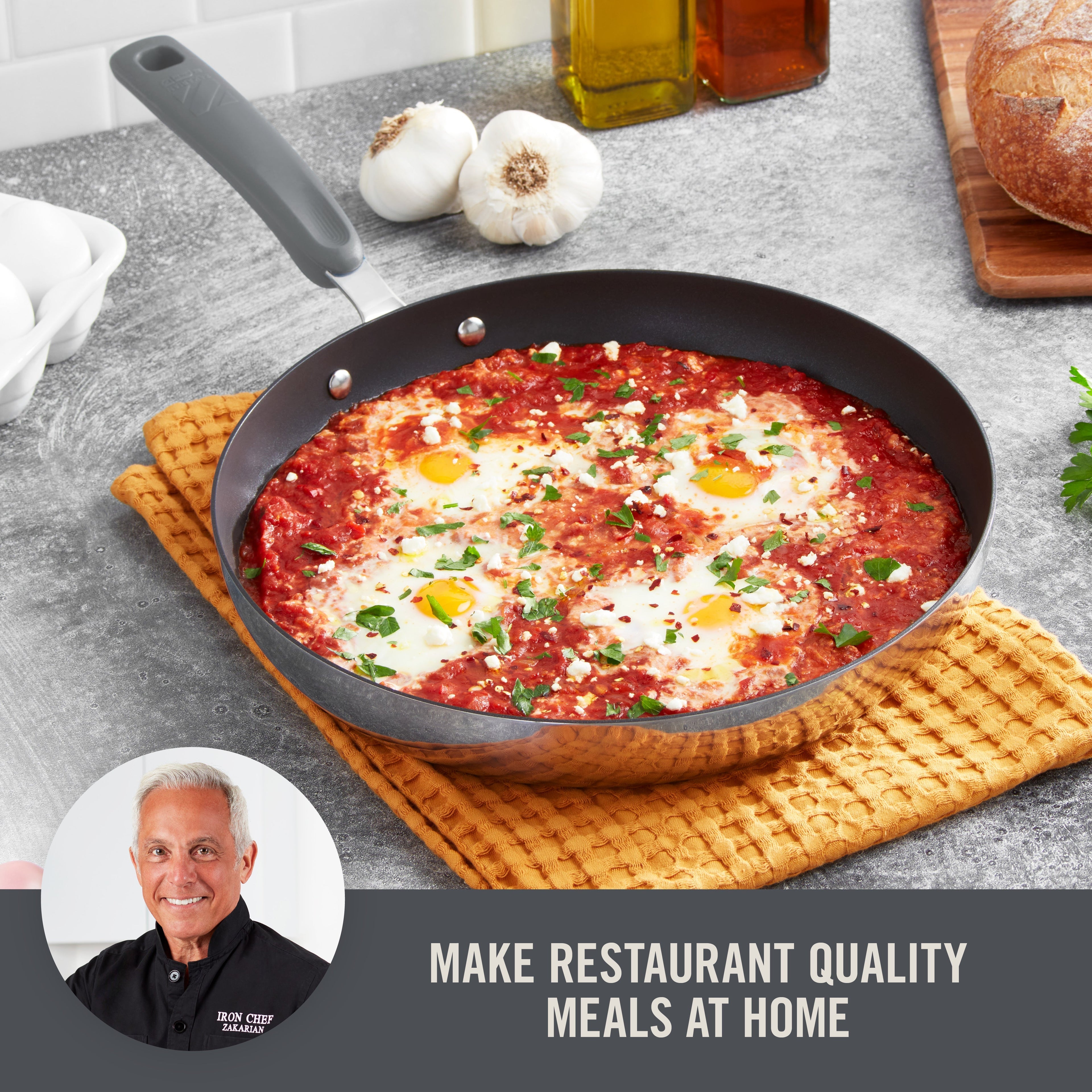12" TruPro Stainless Steel Fry Pan A8