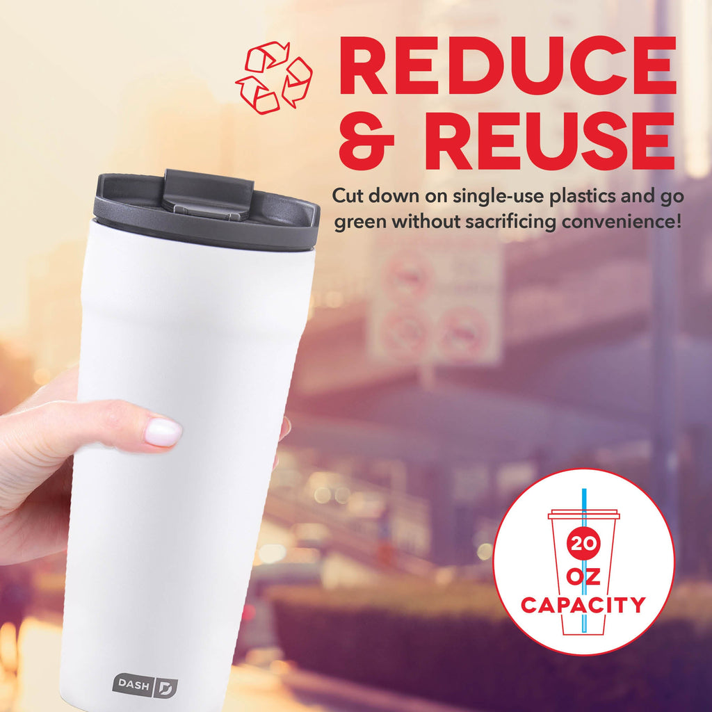 2-in-1 Spill-Proof Insulated Tumbler F0