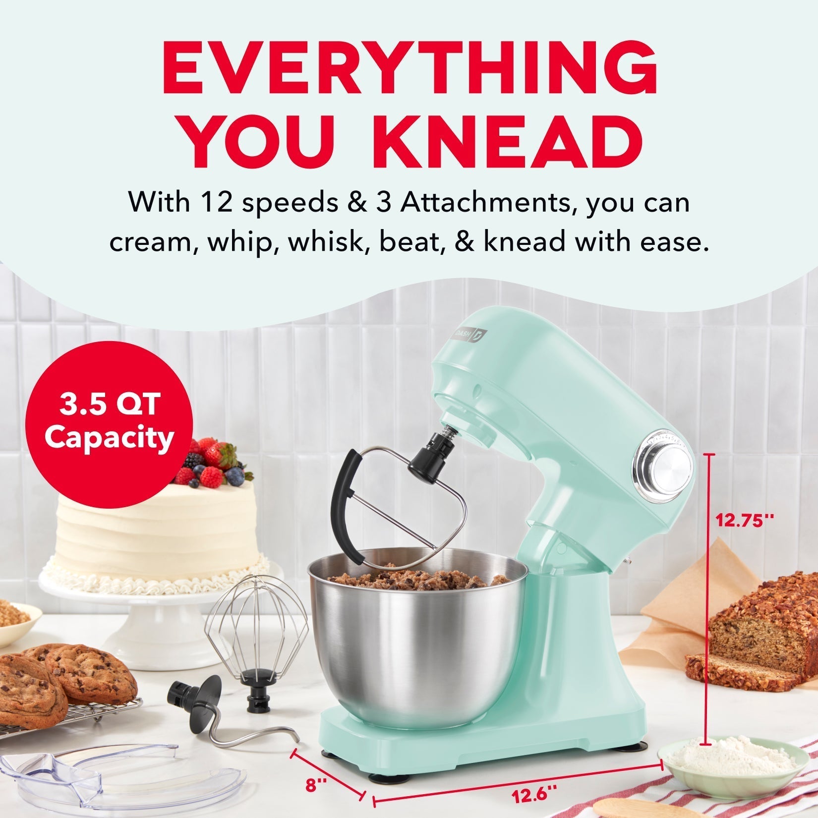 3.5 Qt Tilt Head Stand Mixer B0