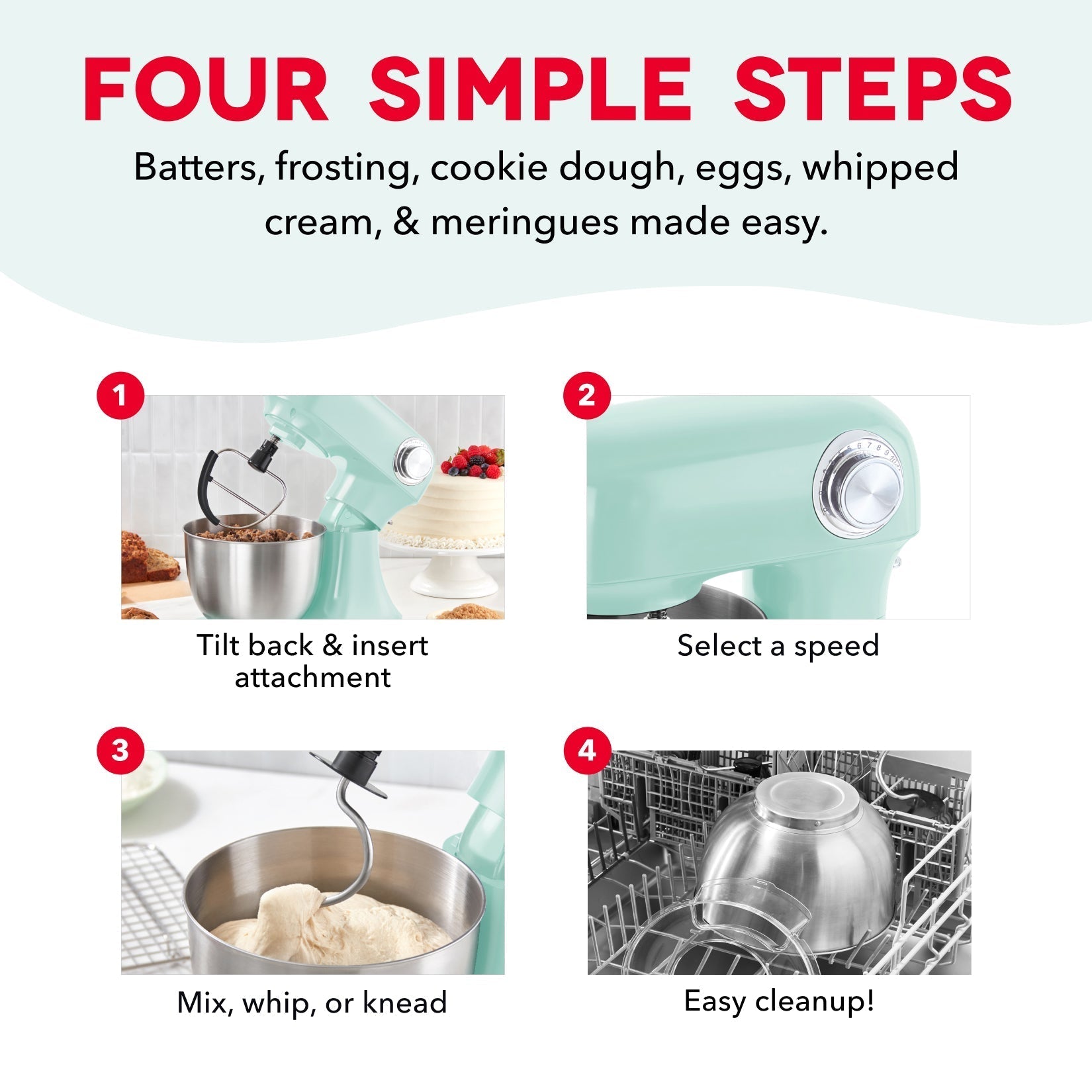 3.5 Qt Tilt Head Stand Mixer B0