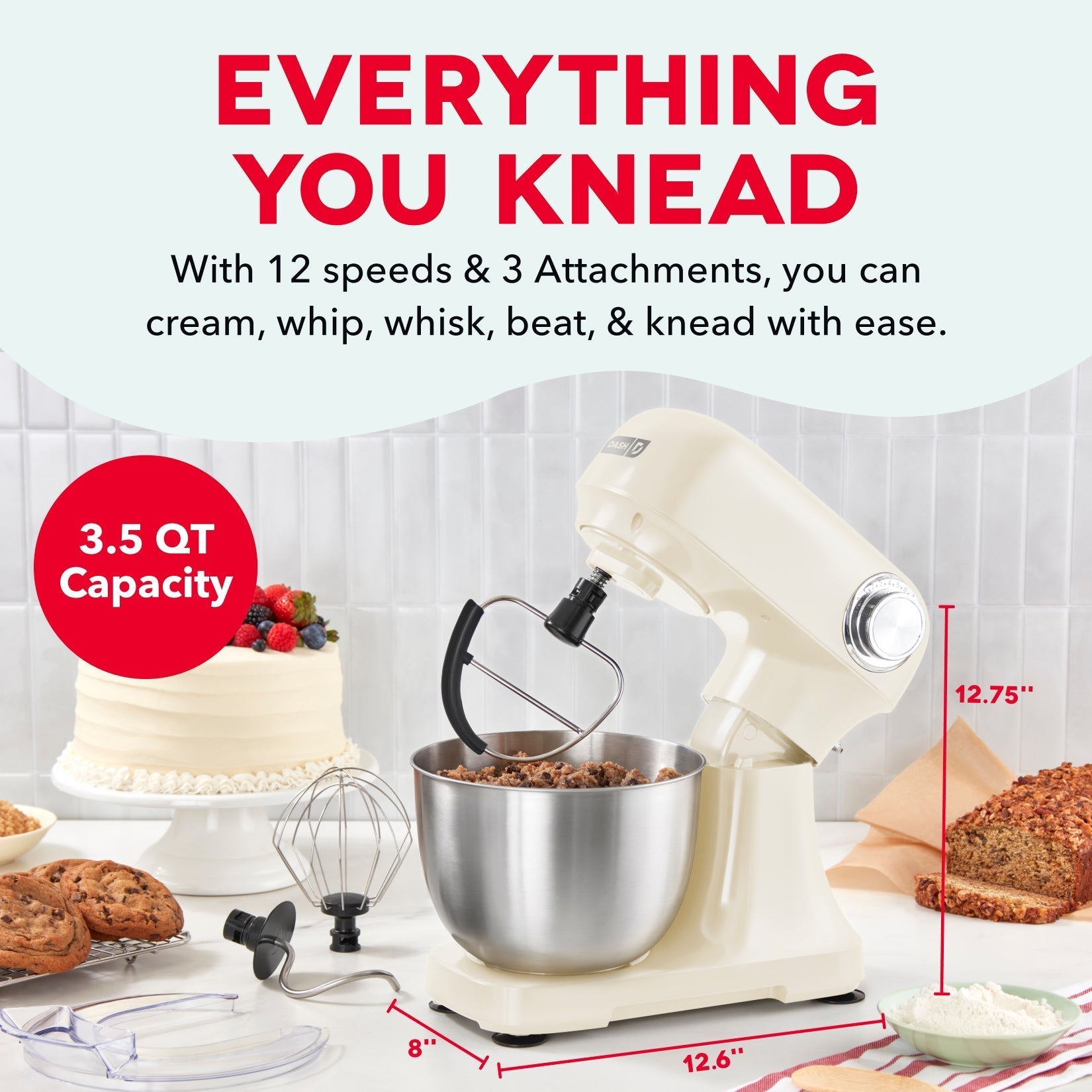 3.5 Qt Tilt Head Stand Mixer B0
