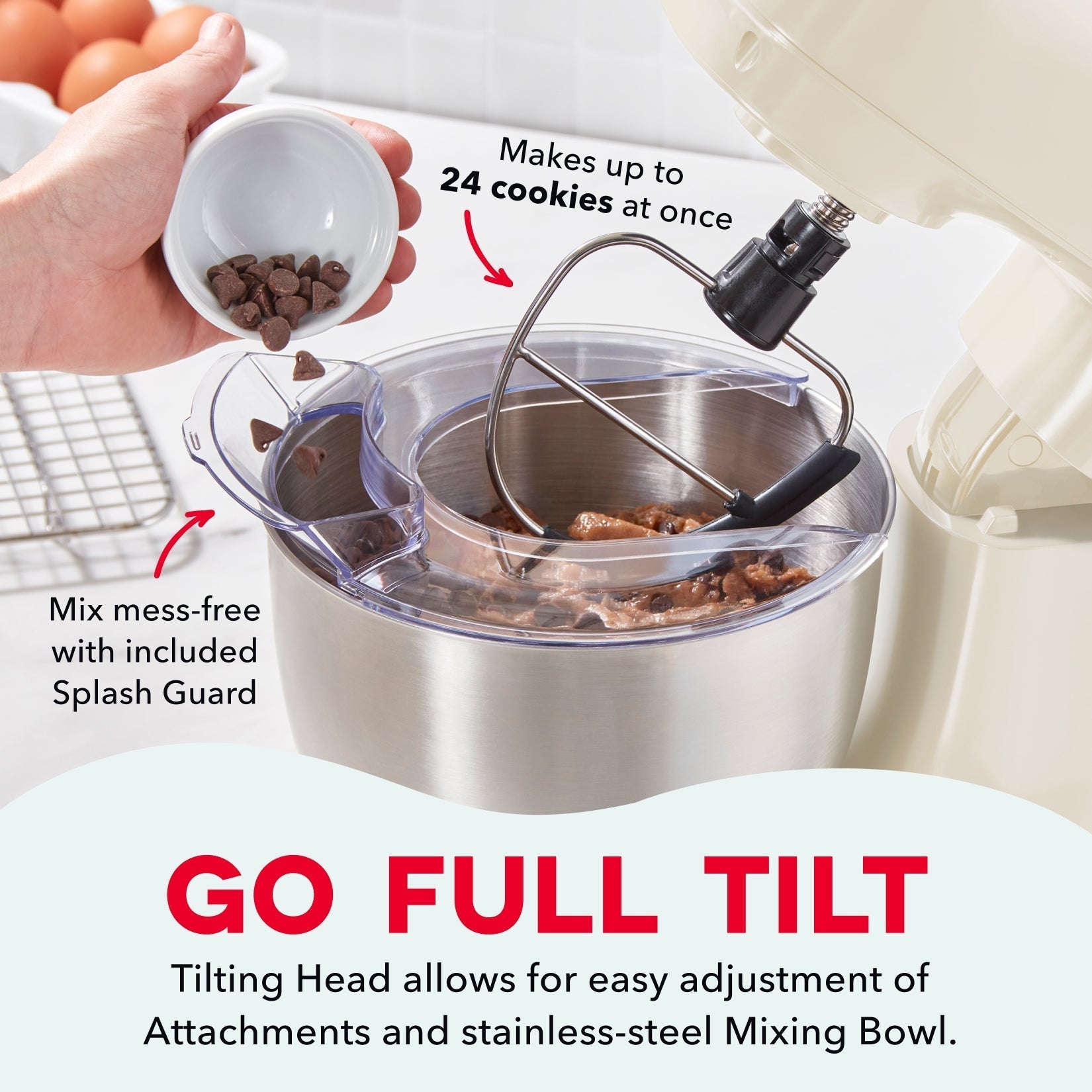 3.5 Qt Tilt Head Stand Mixer B0