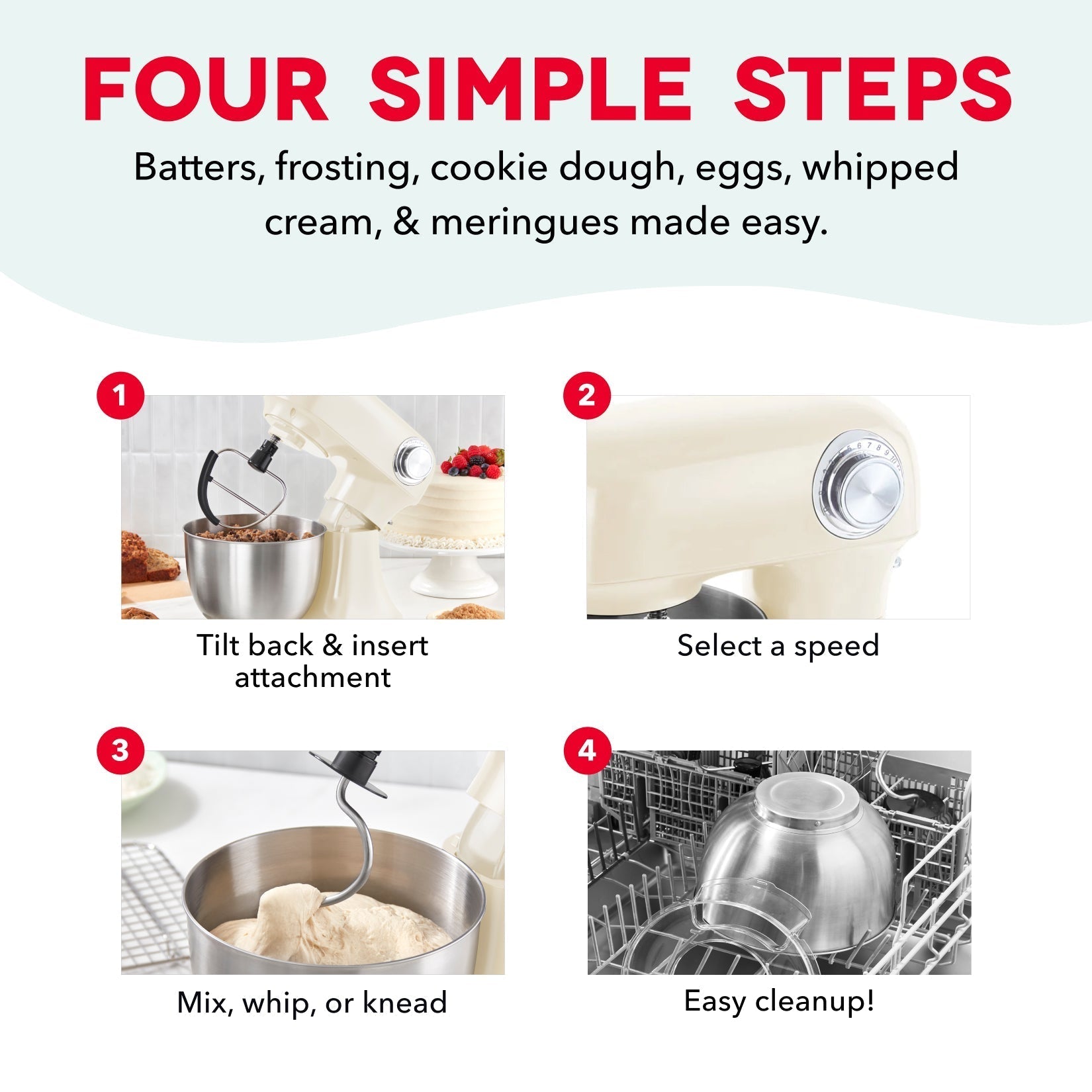 3.5 Qt Tilt Head Stand Mixer B0