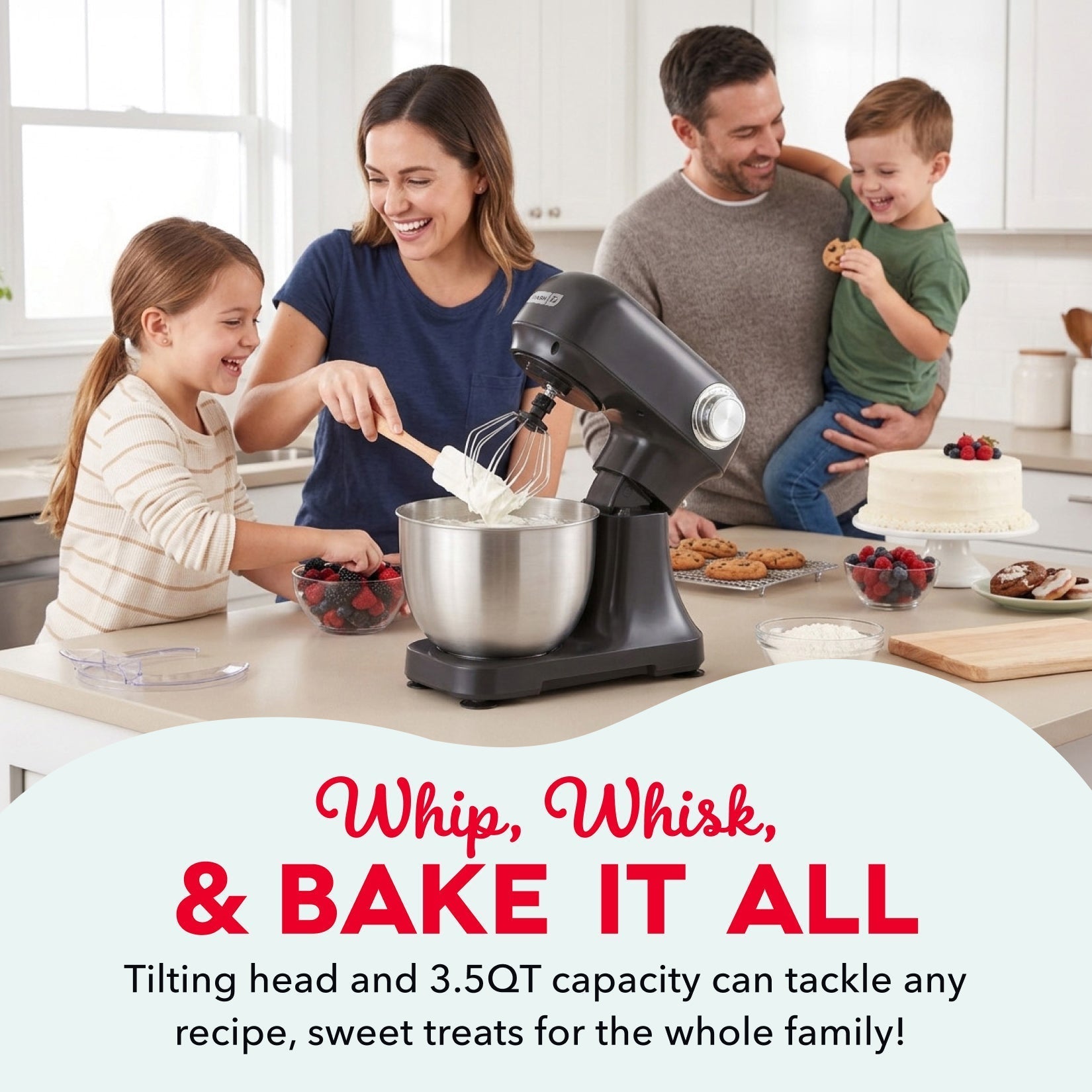 3.5 Qt Tilt Head Stand Mixer B0