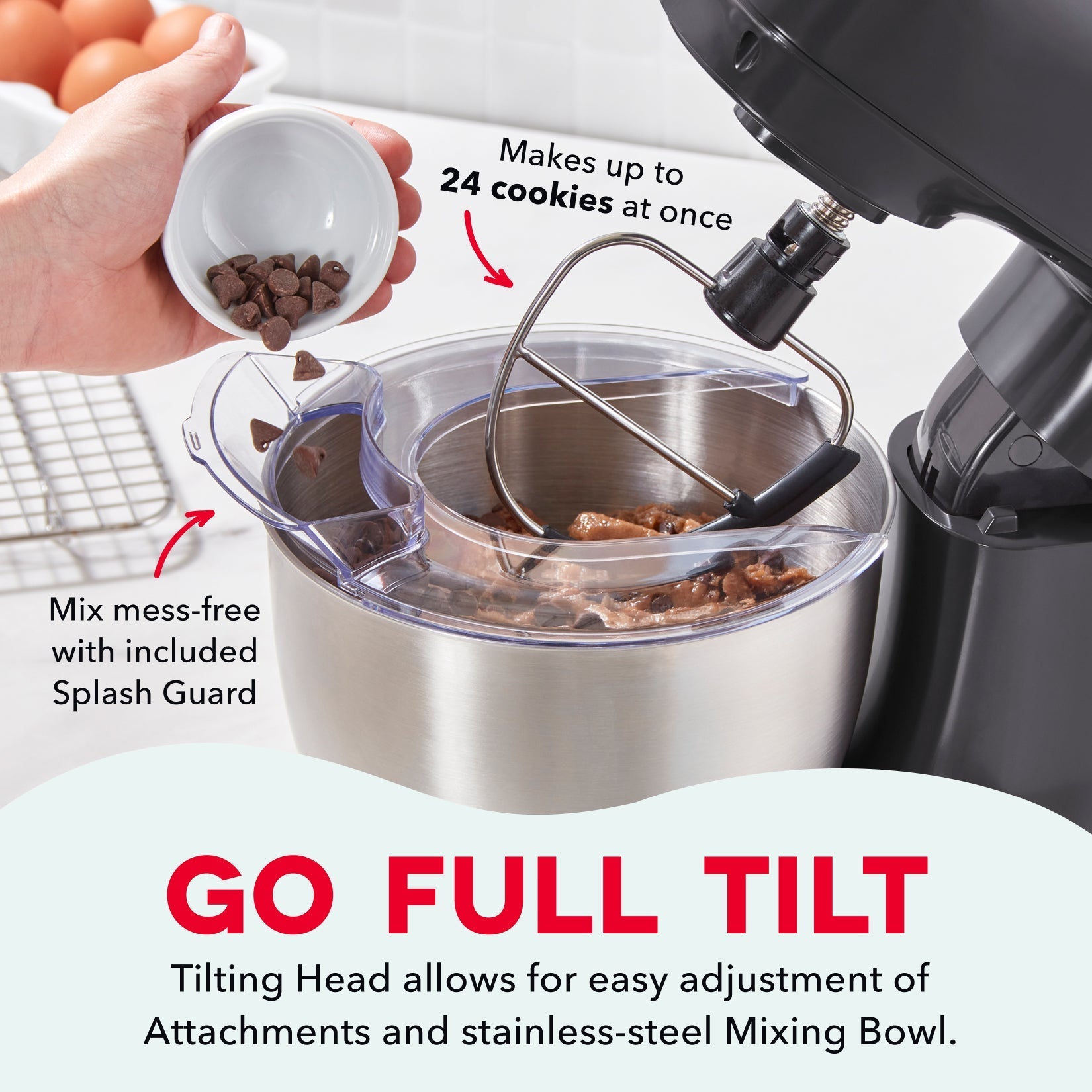 3.5 Qt Tilt Head Stand Mixer B0