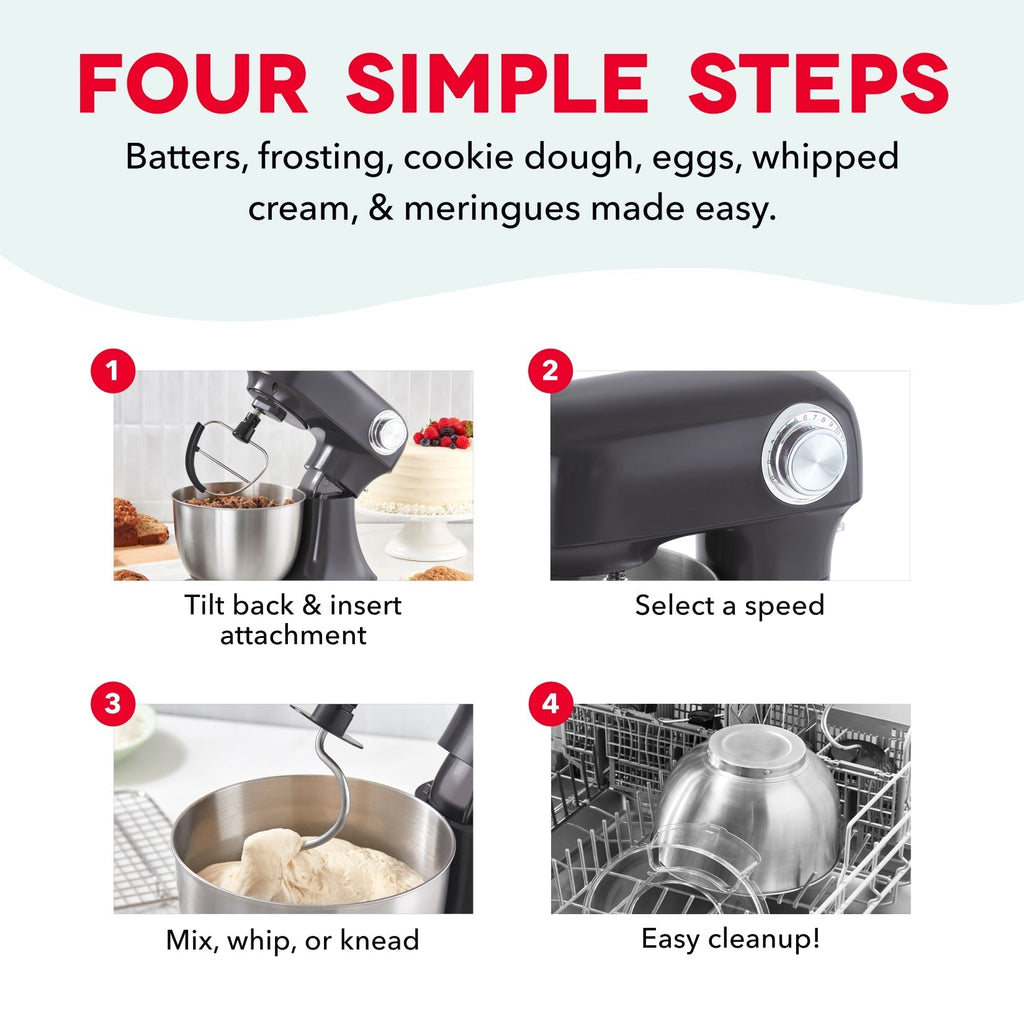 3.5 Qt Tilt Head Stand Mixer B0