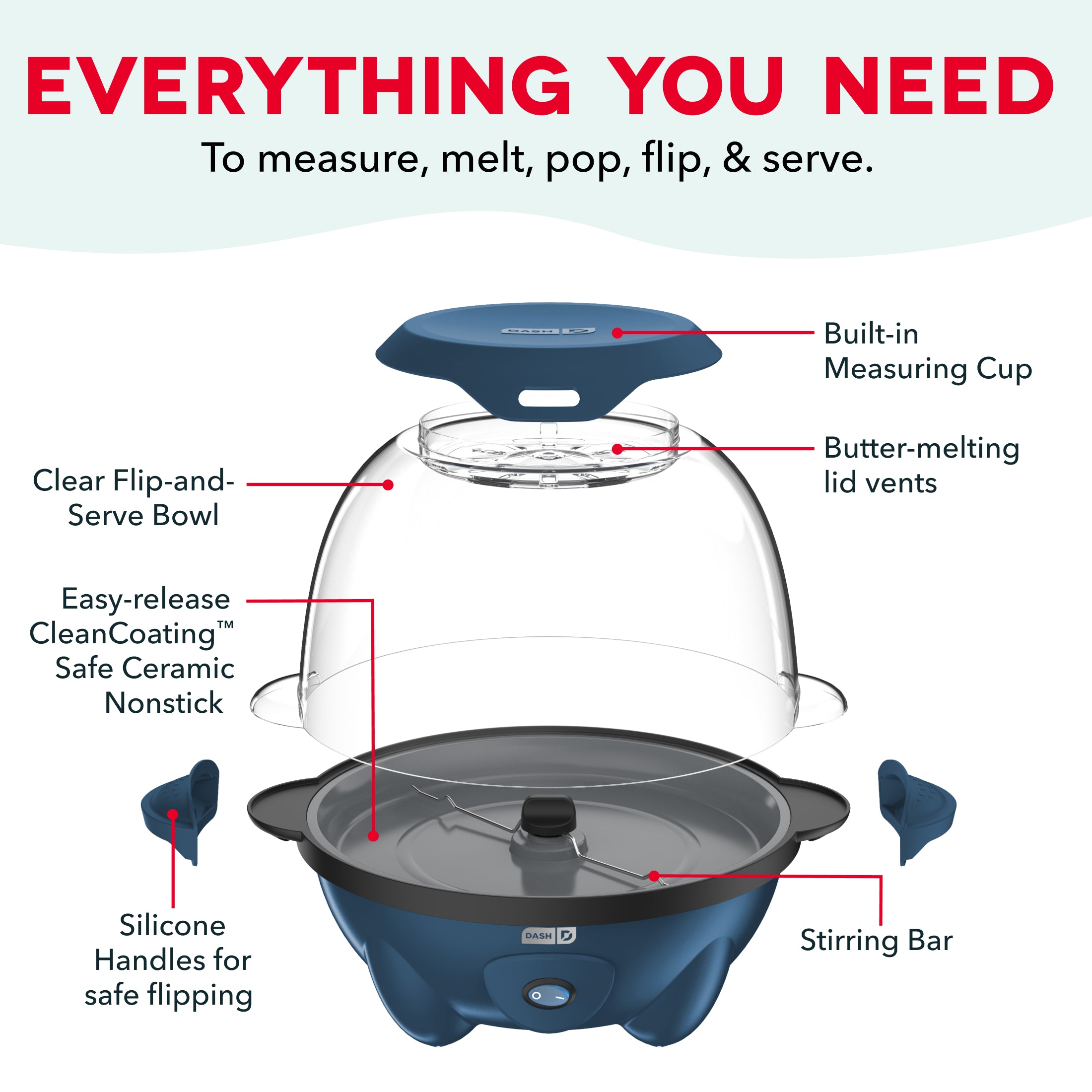 5QT SmartStore Stirring Popcorn Maker Q3