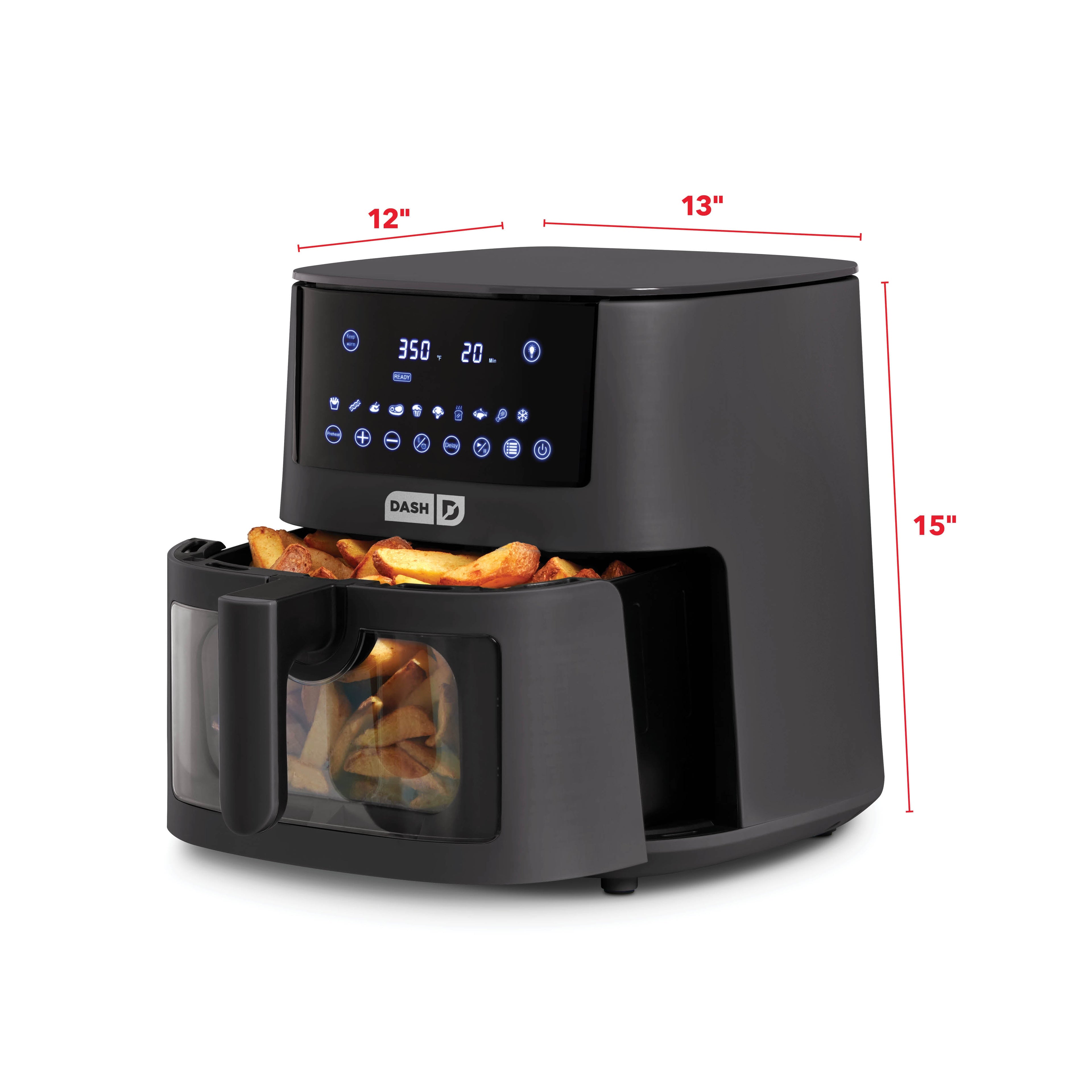 7qt Clear View Digital Air Fryer B7