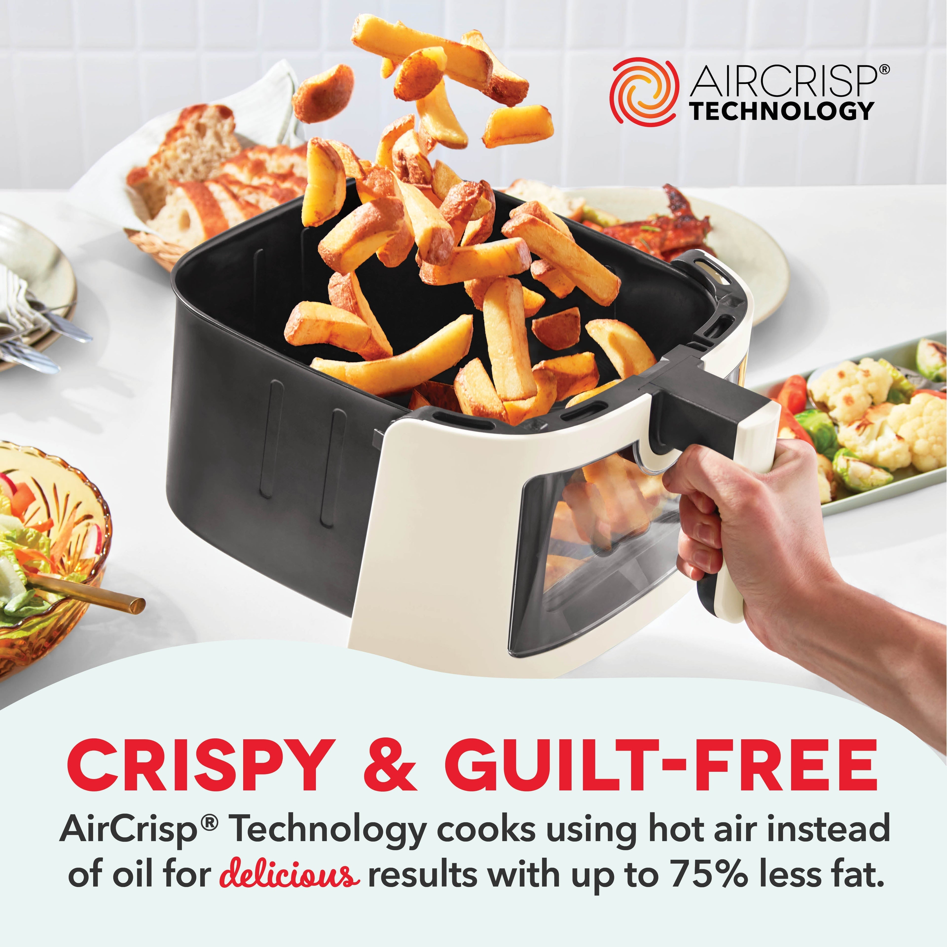 7qt Clear View Digital Air Fryer B7