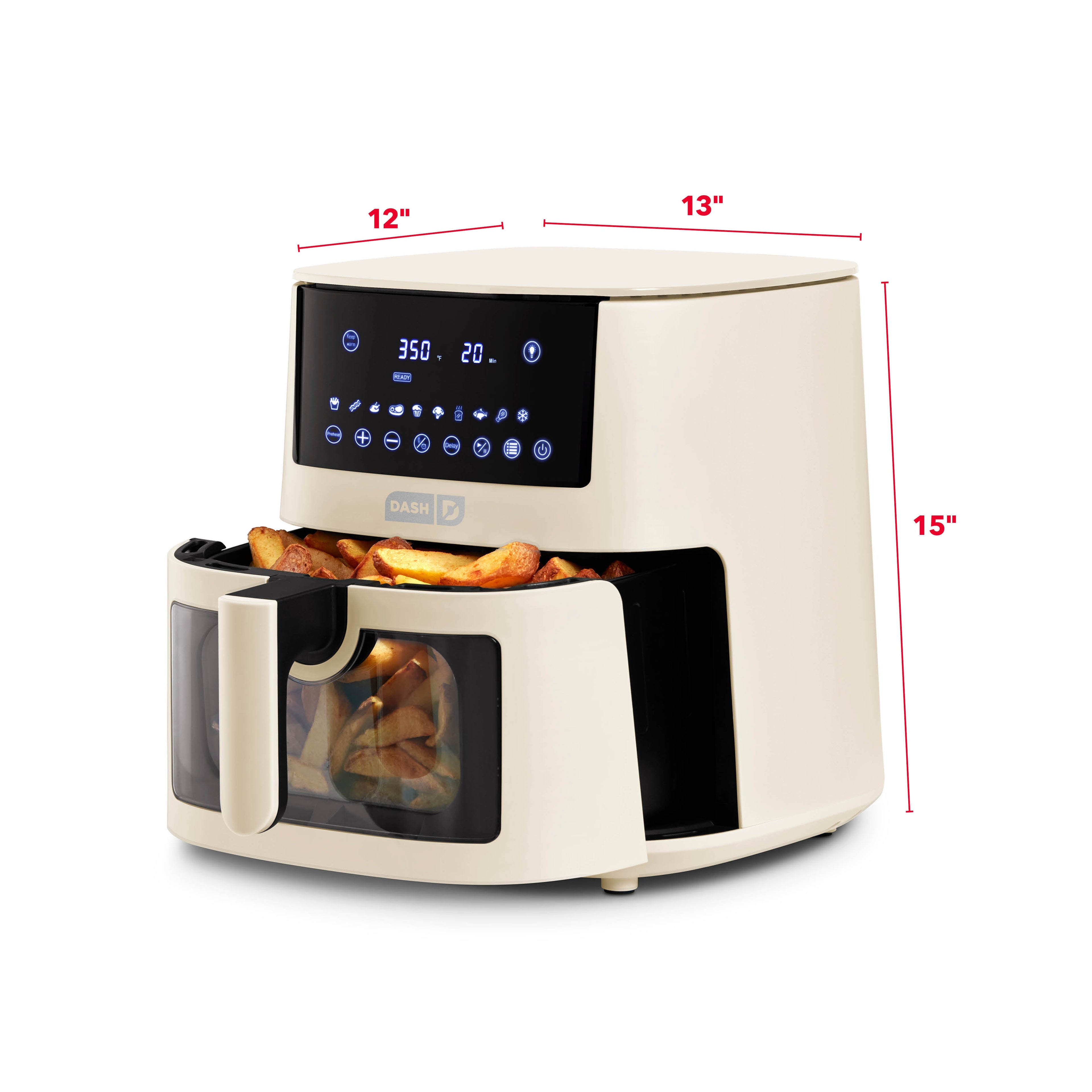 7qt Clear View Digital Air Fryer B7