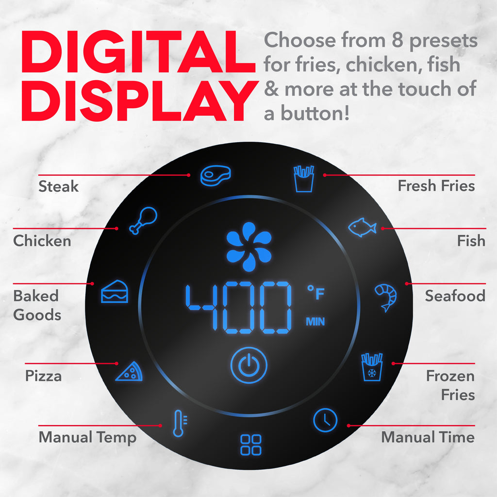 Aircrisp Pro Digital Air Fryer 6Qt. B8