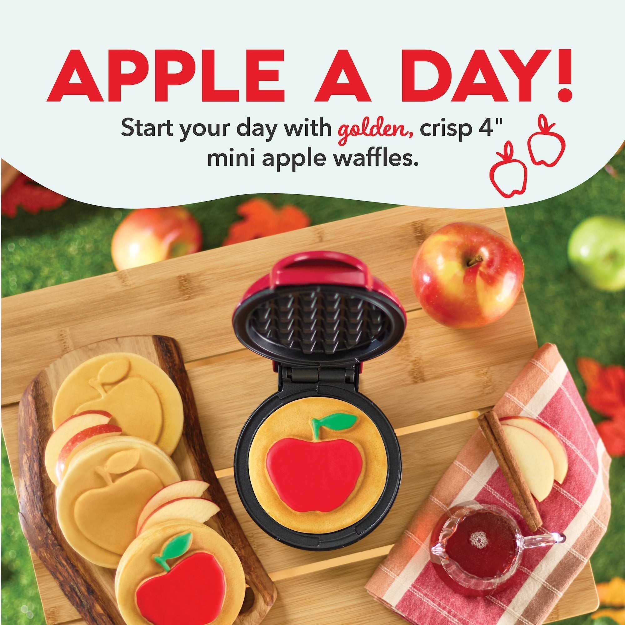 Apple Mini Waffle Maker R8