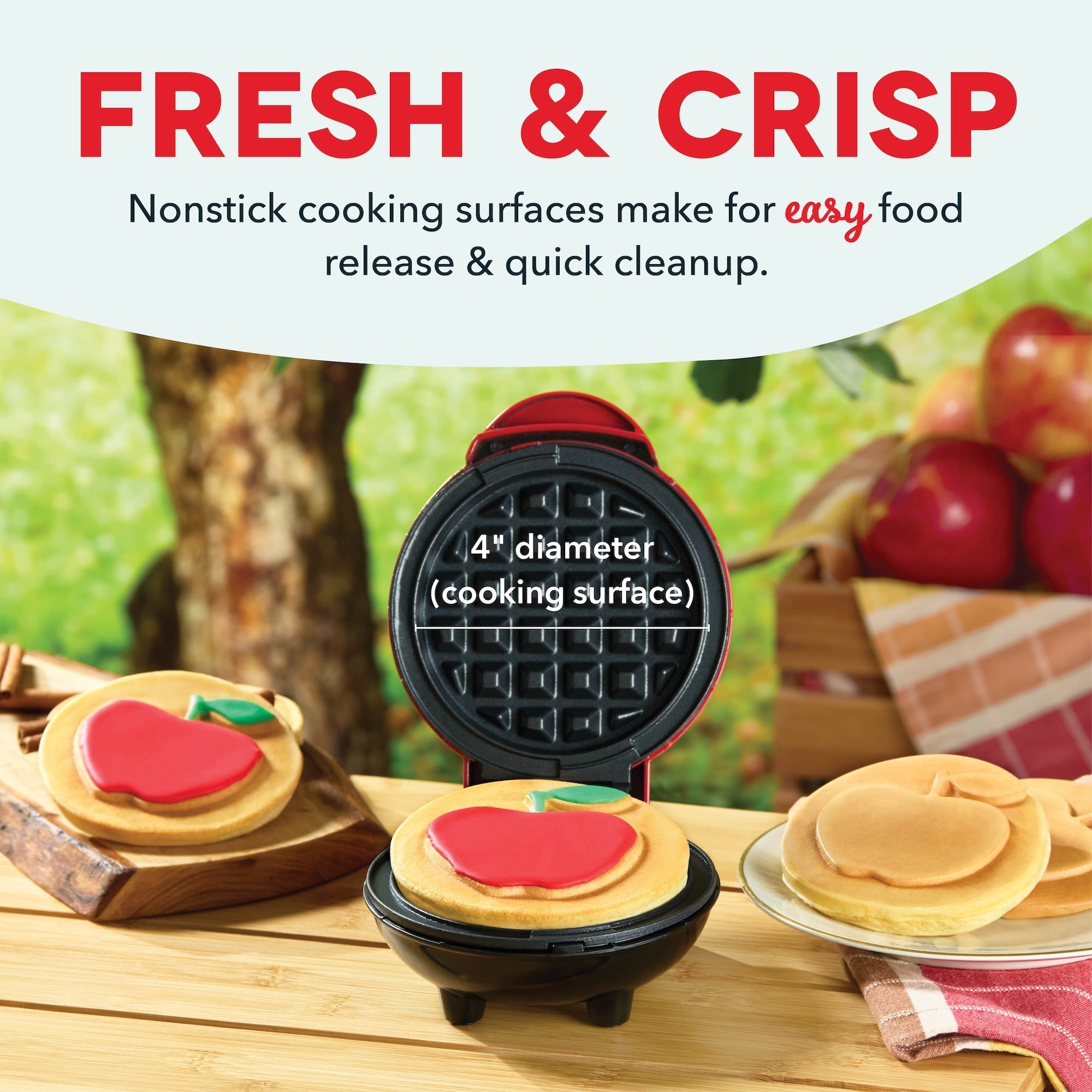 Apple Mini Waffle Maker R8
