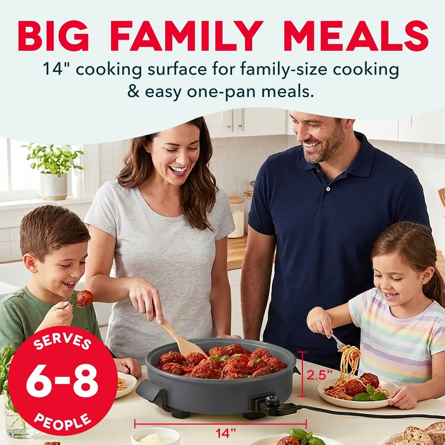 Ceramic Nonstick Family Size Skillet A1