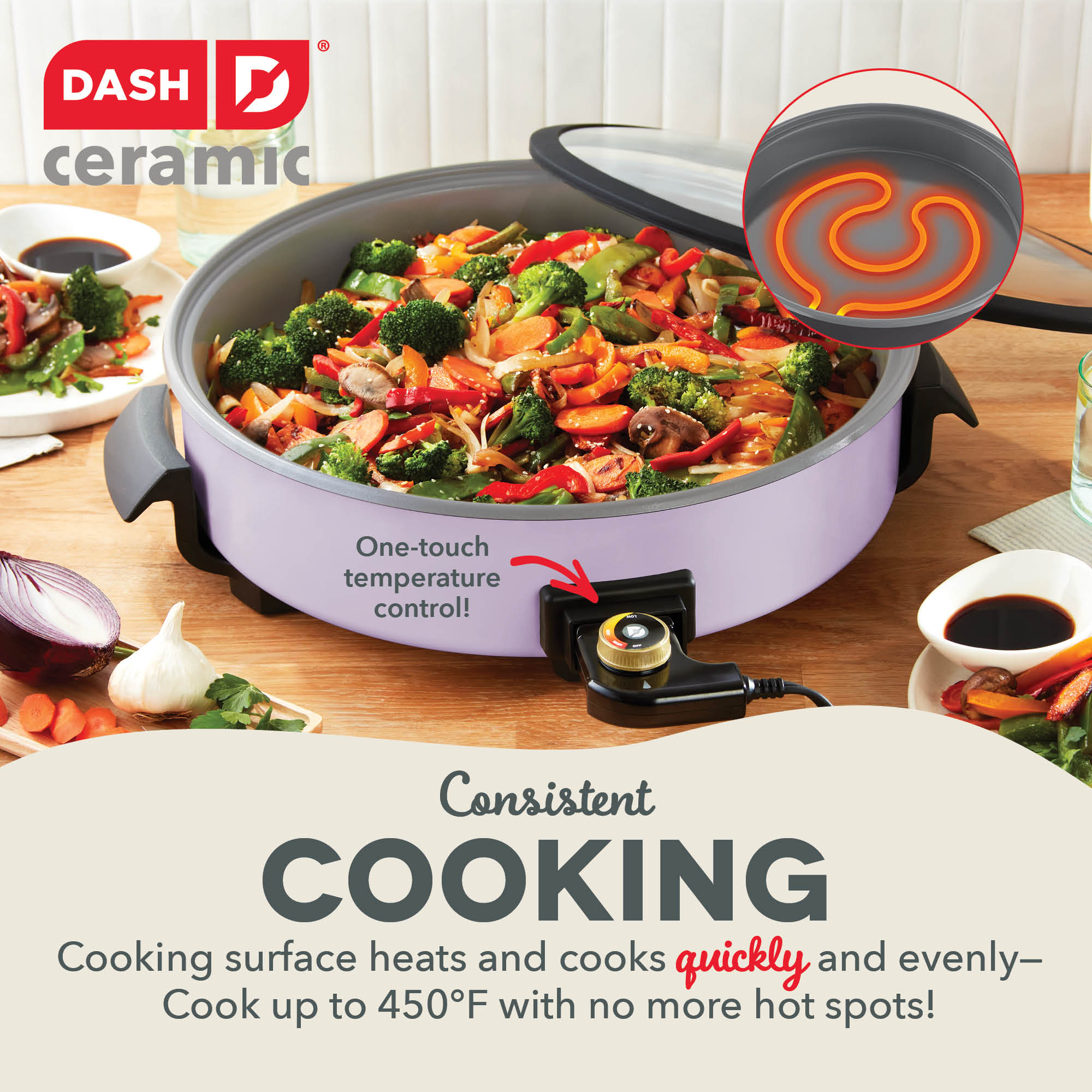 Ceramic Nonstick Family Size Skillet A1