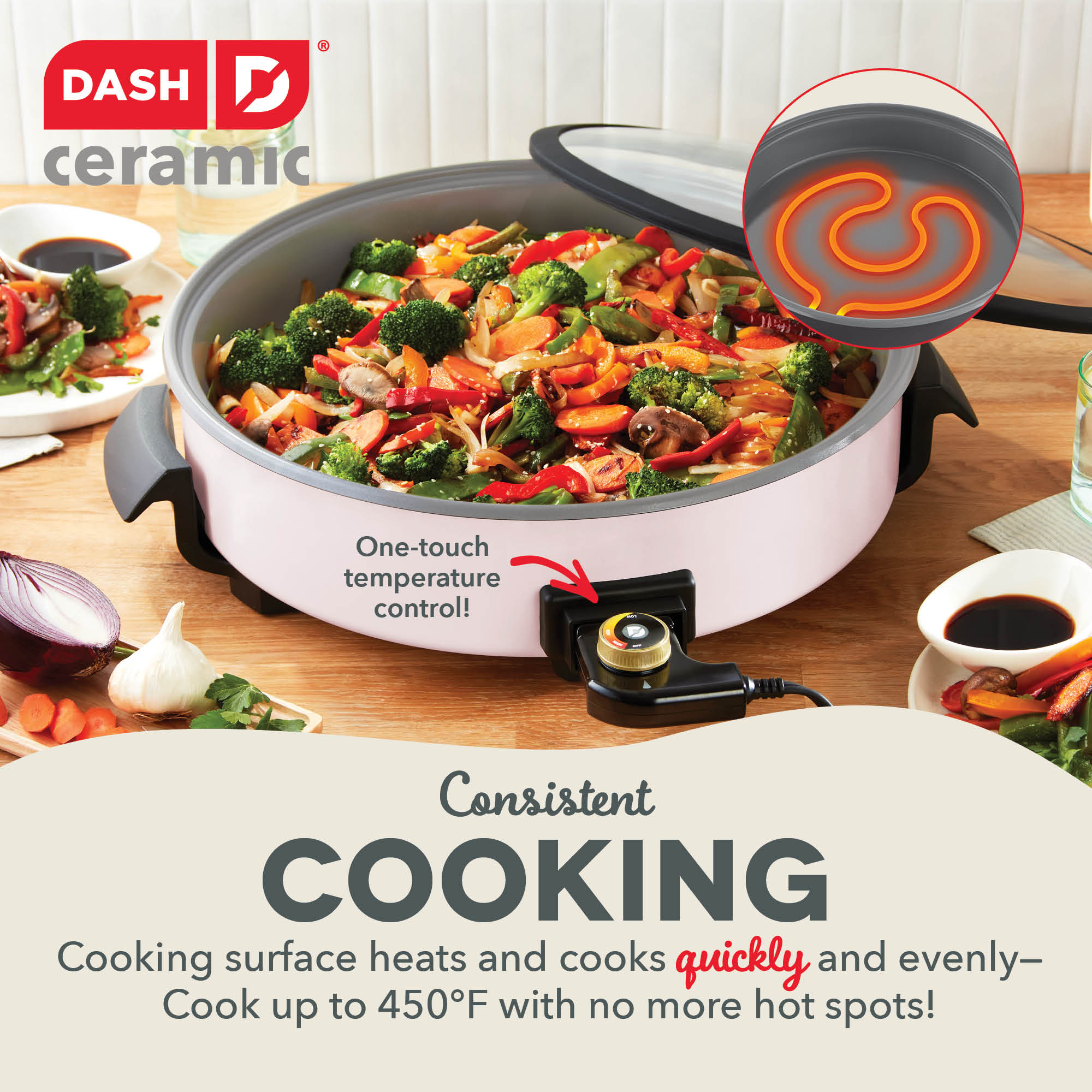 Ceramic Nonstick Family Size Skillet A1