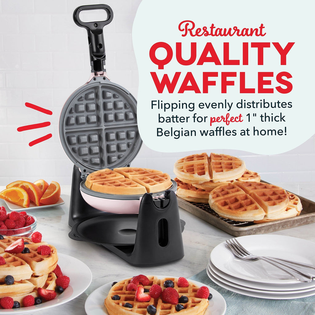 Ceramic Nonstick Flip Belgian Waffle Maker B6