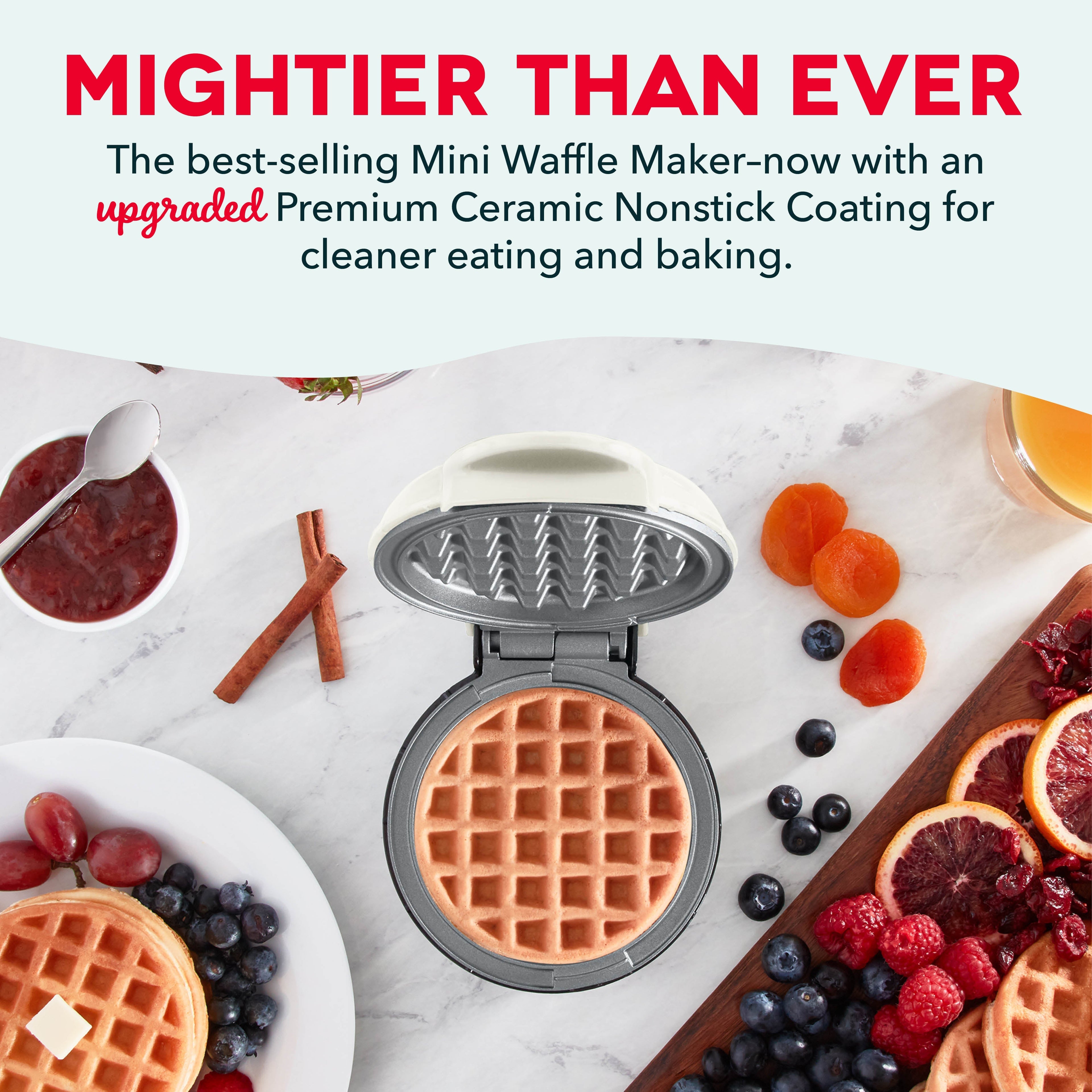 Ceramic Nonstick Mini Waffle Maker Z7