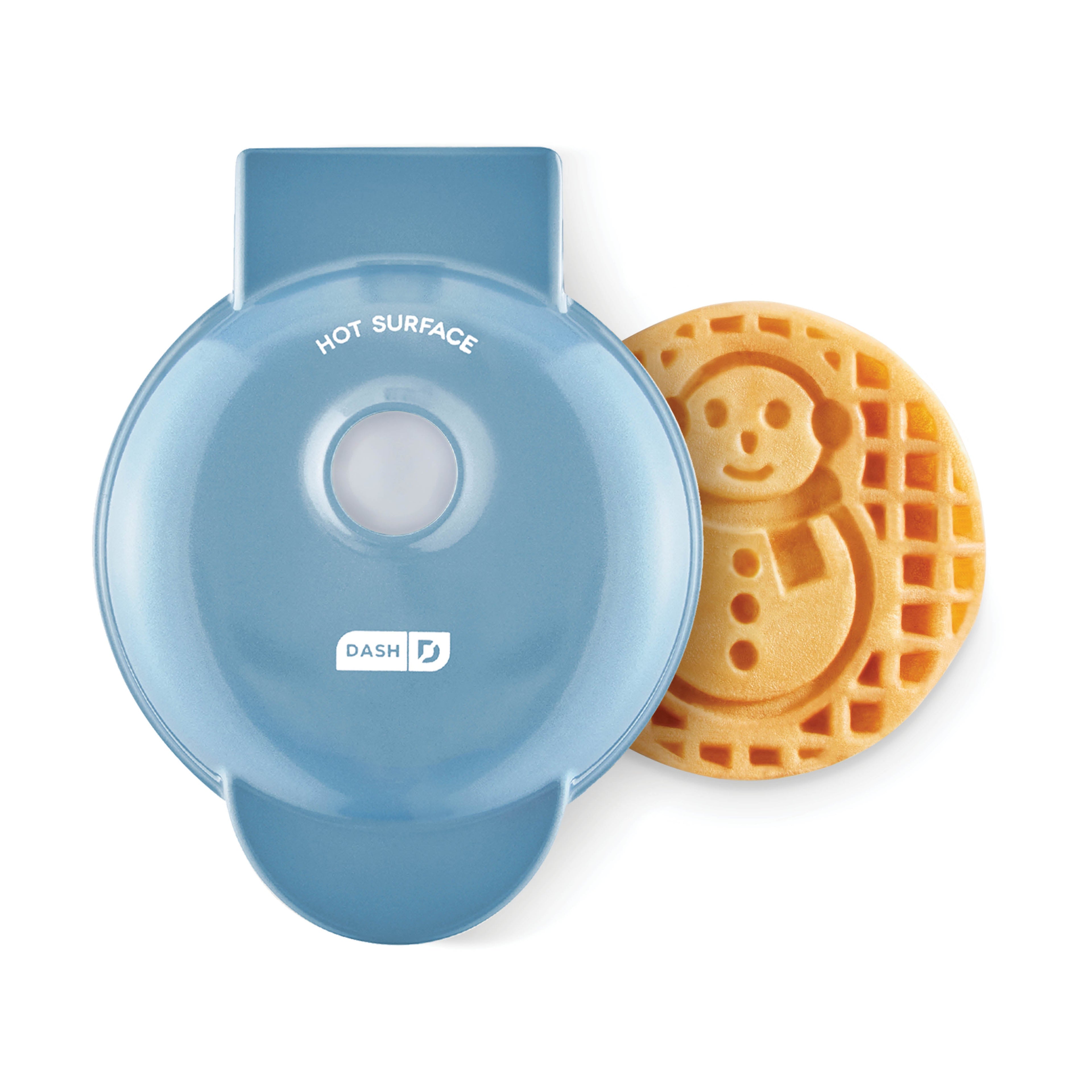 Ceramic Nonstick Snowman Mini Waffle Maker A6