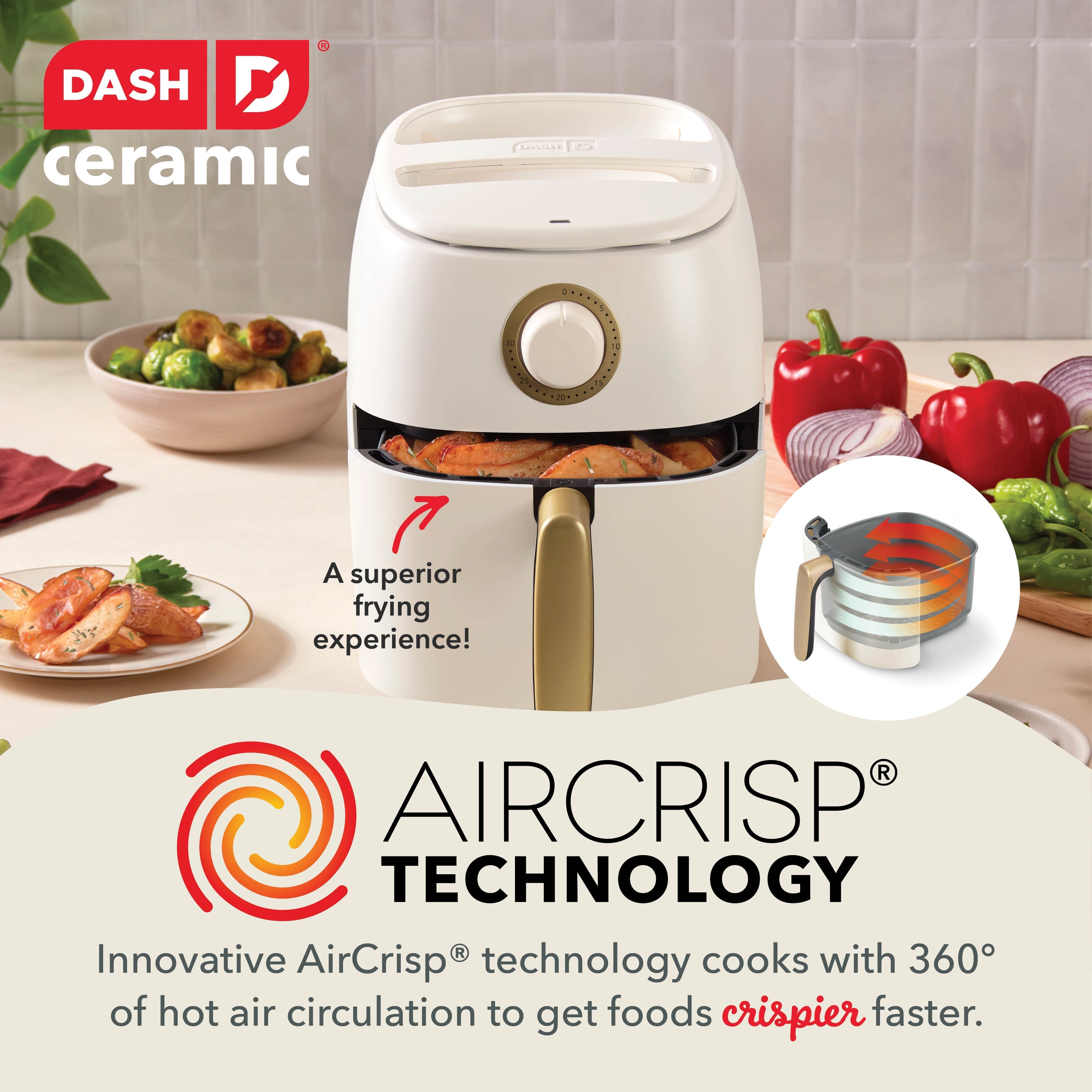 Ceramic Tasti-Crisp Express Air Fryer 2.6QT Z4