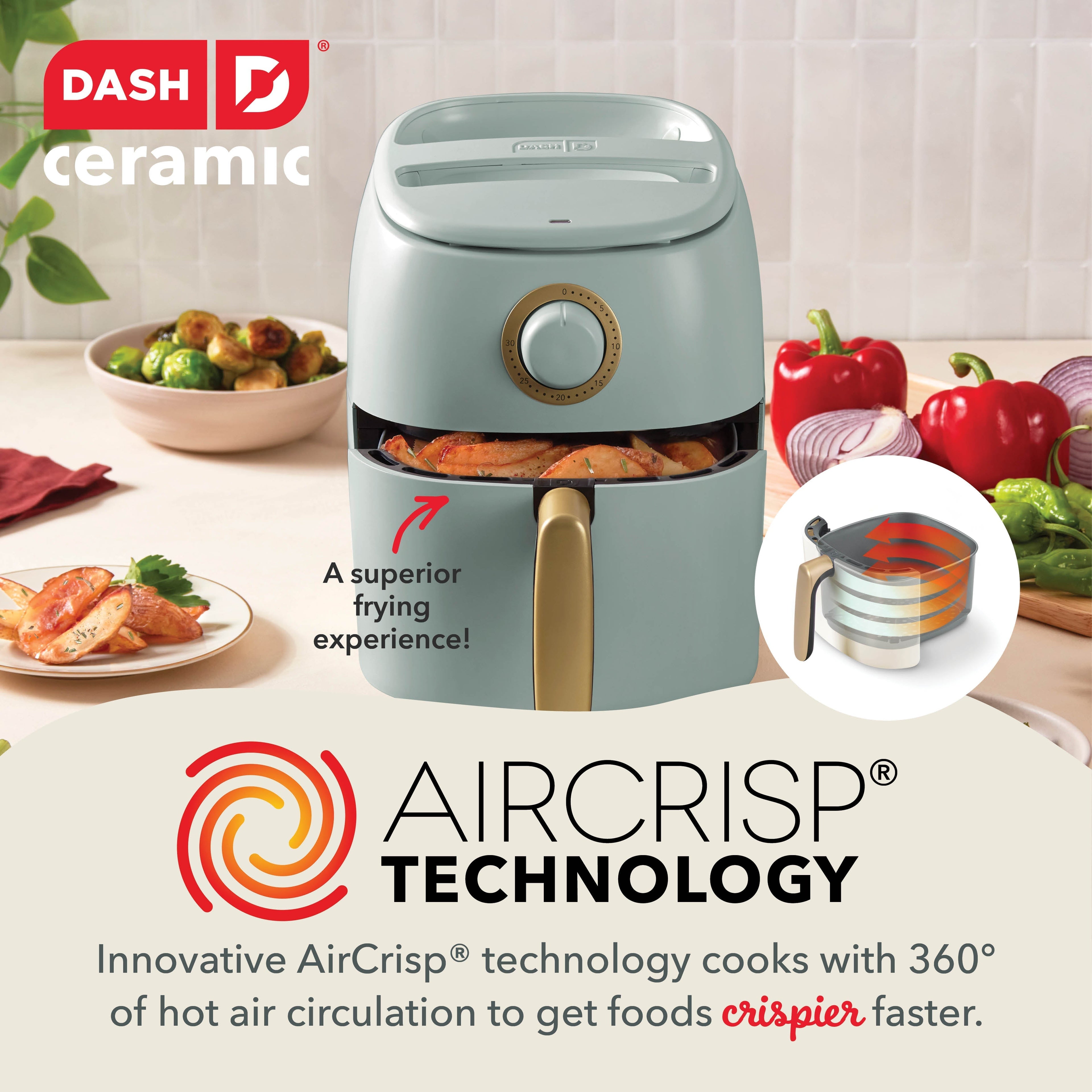 Ceramic Tasti-Crisp Express Air Fryer 2.6QT Z4