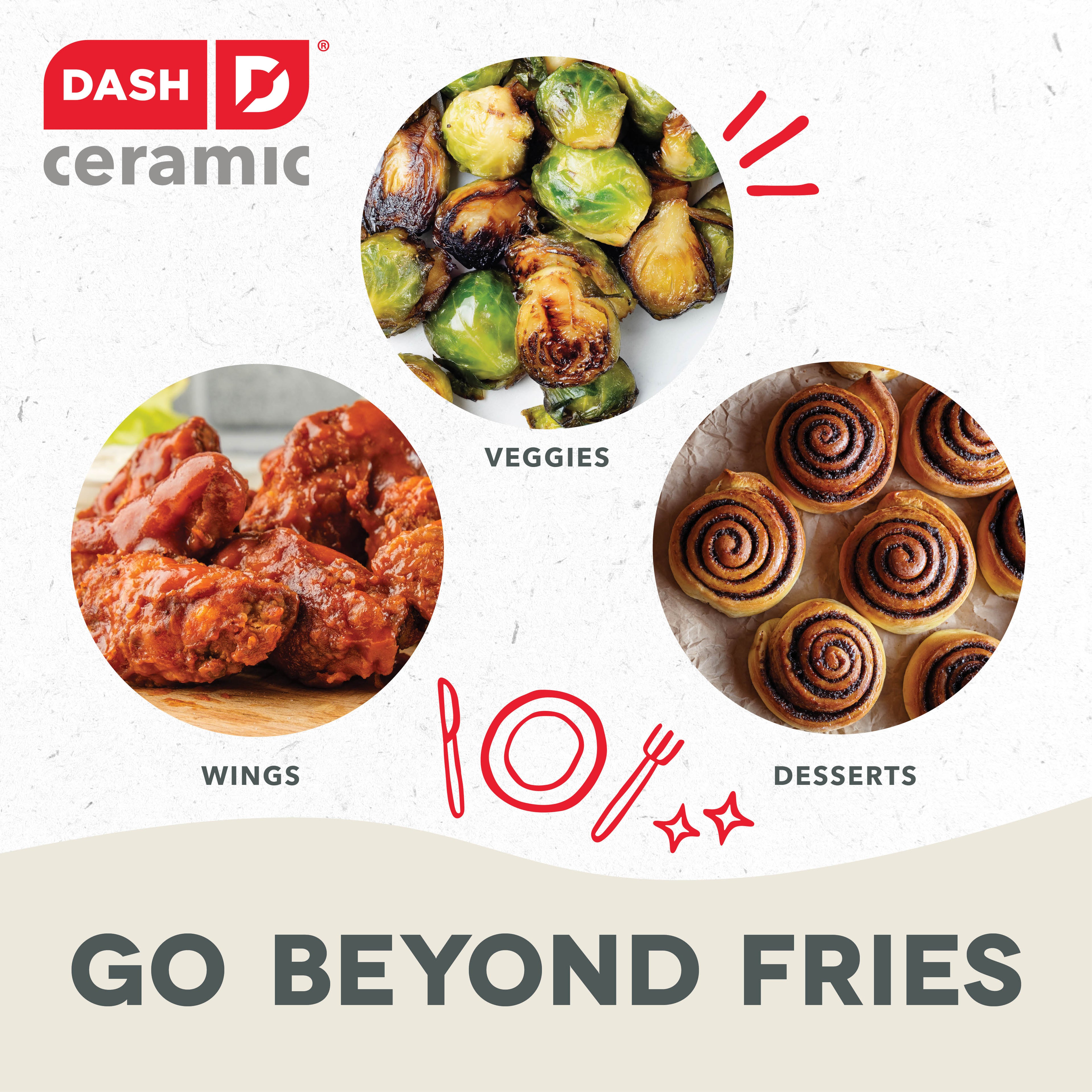 Ceramic Tasti-Crisp Express Air Fryer 2.6QT Z4