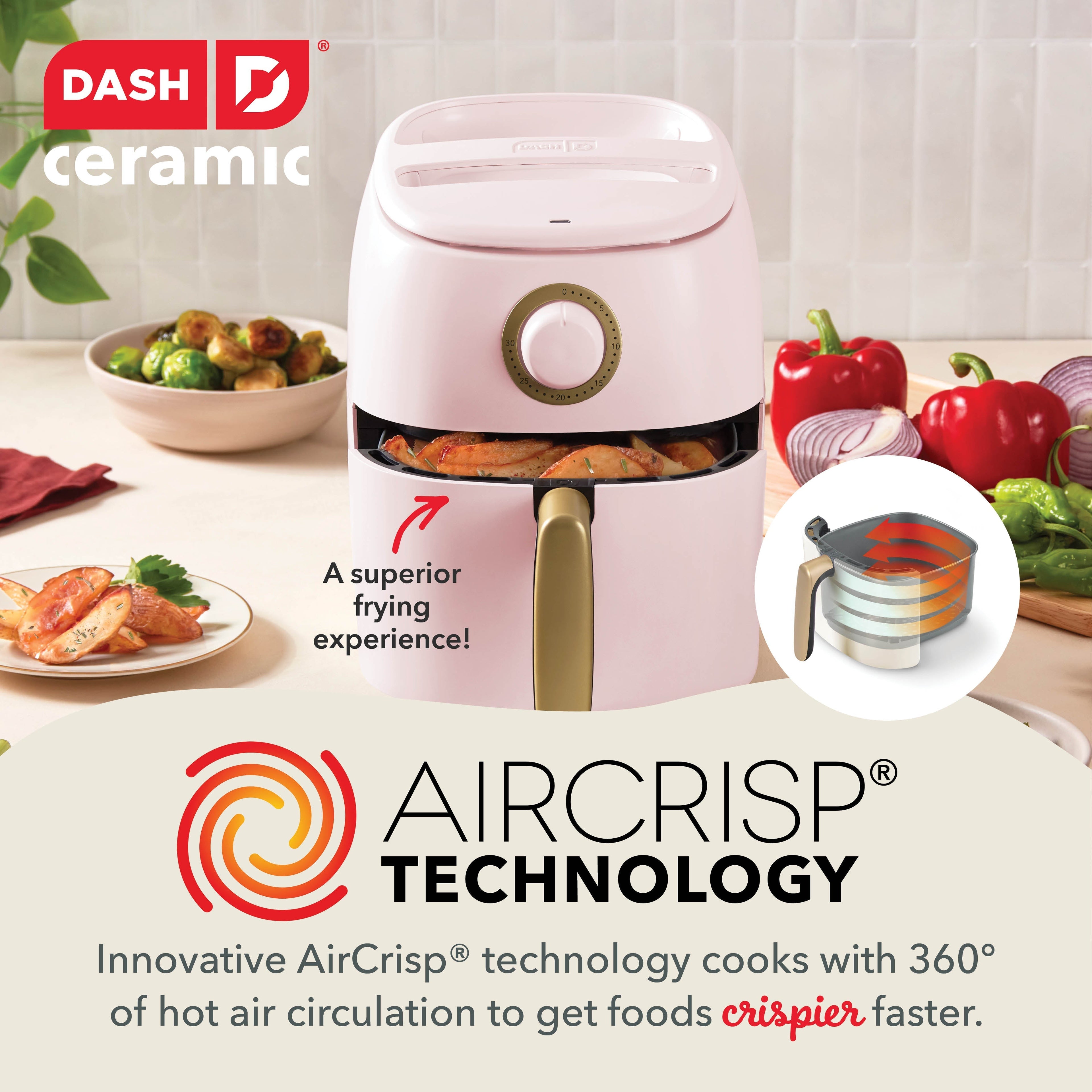 Ceramic Tasti-Crisp Express Air Fryer 2.6QT Z4