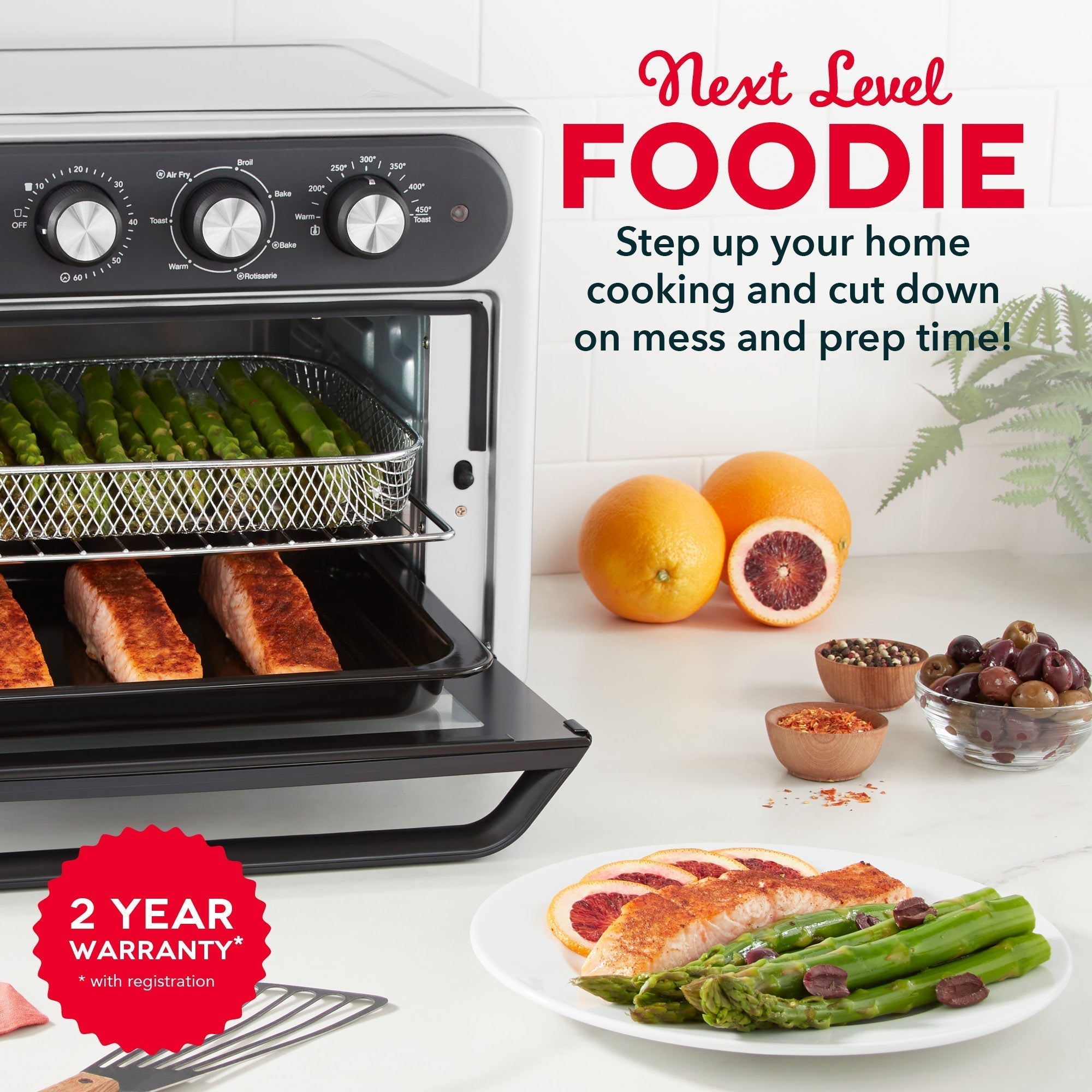 Chef Series Air Fryer Oven With Rotisserie 23L J3