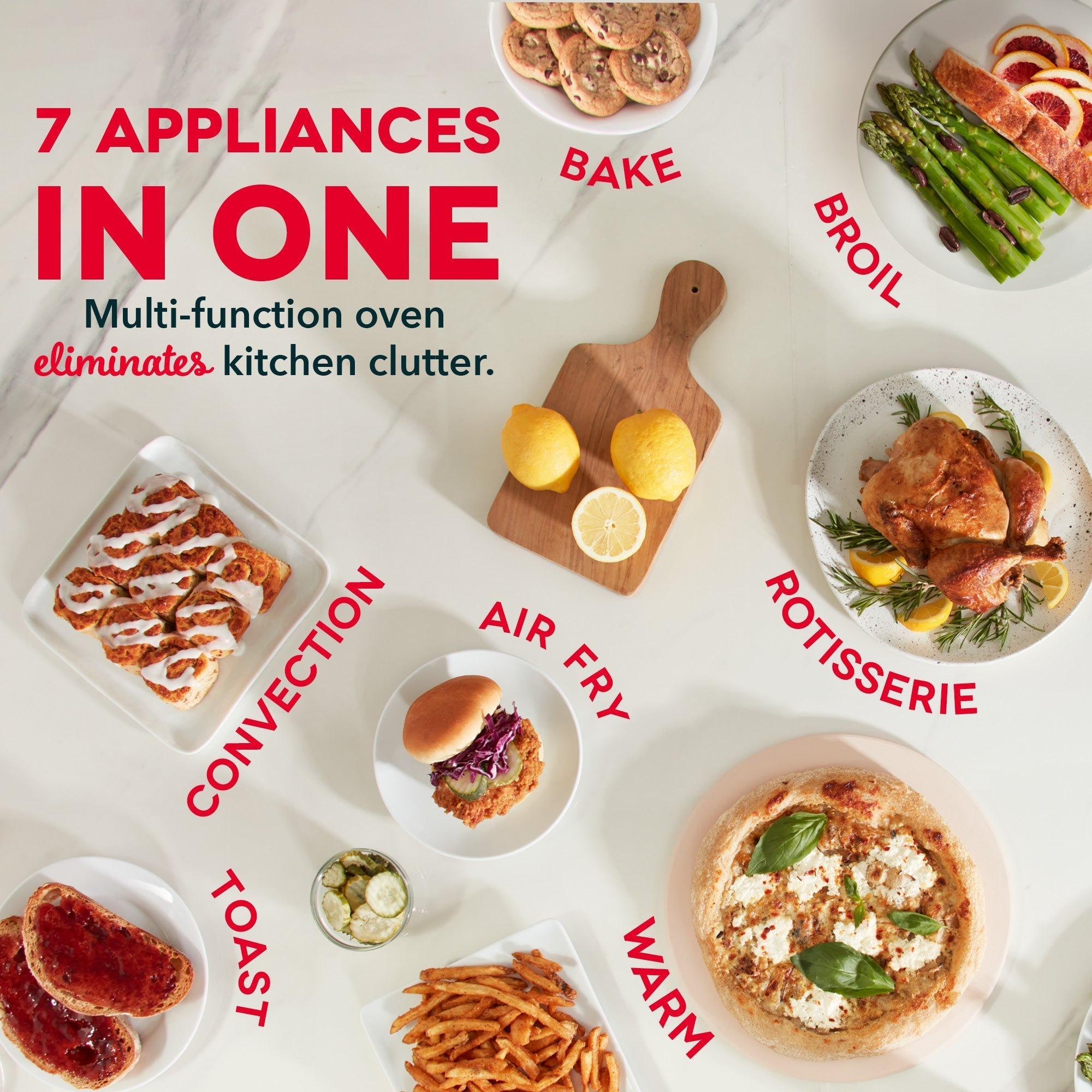 Chef Series Air Fryer Oven With Rotisserie 23L J3