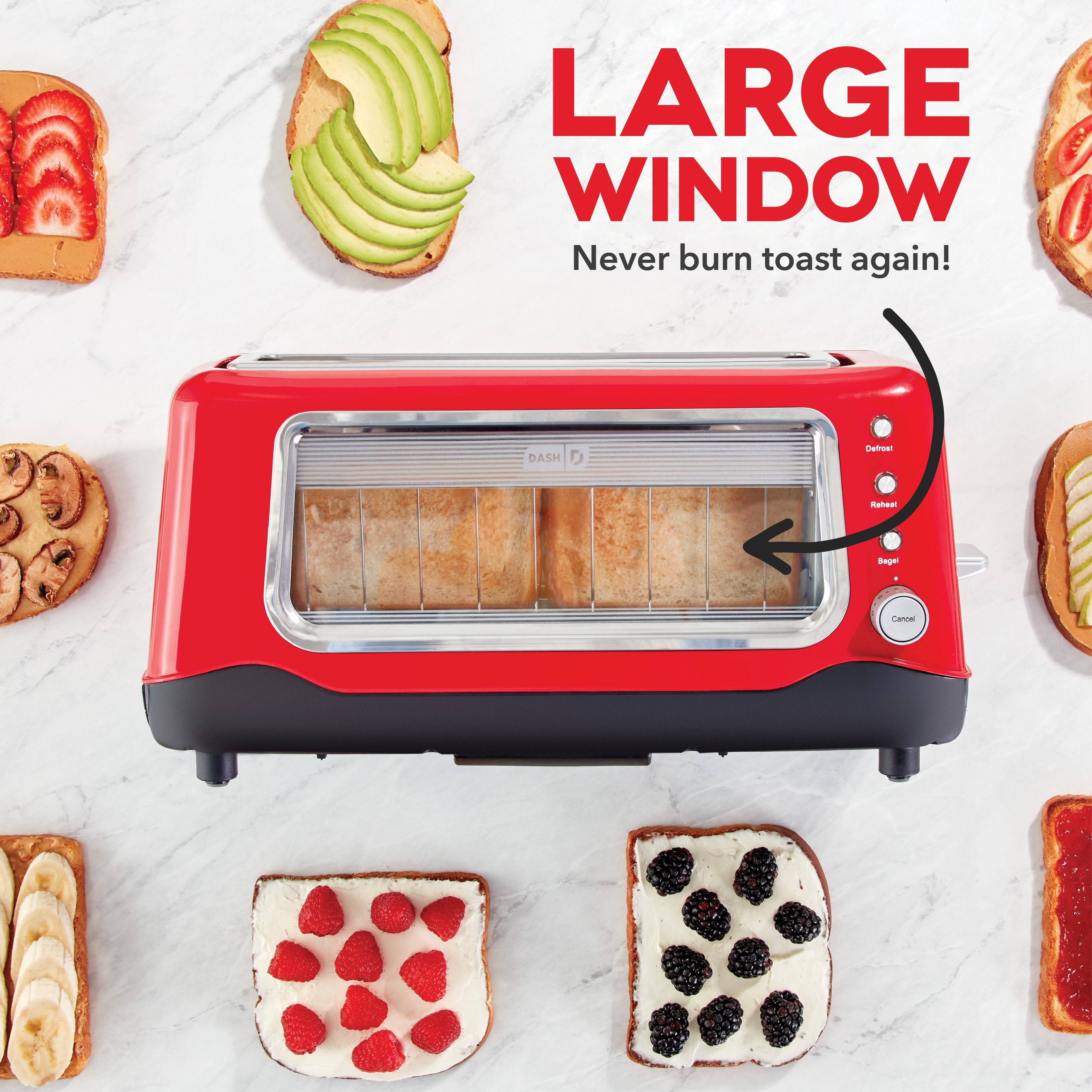 Clear View Toaster X8
