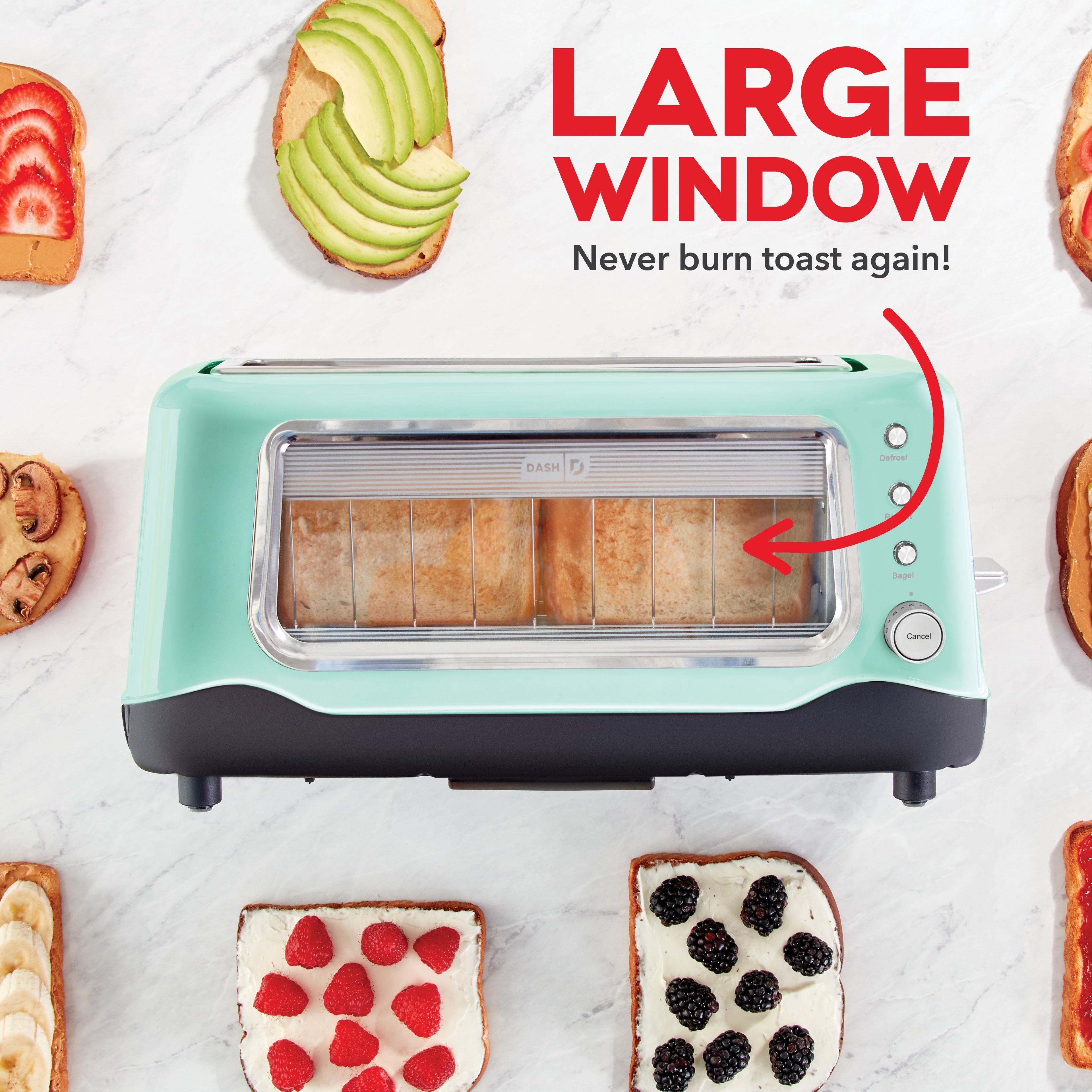 Clear View Toaster X8