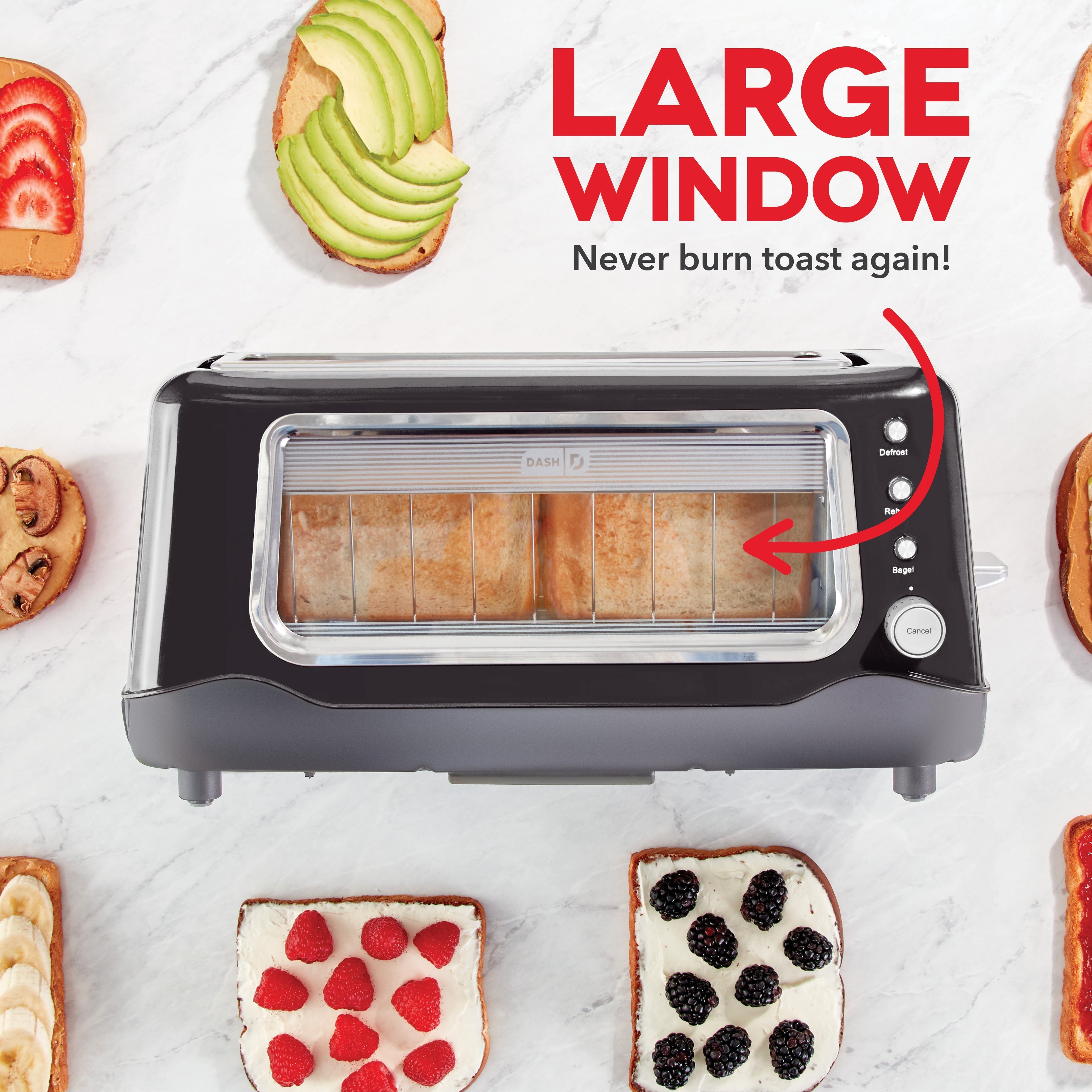 Clear View Toaster X8