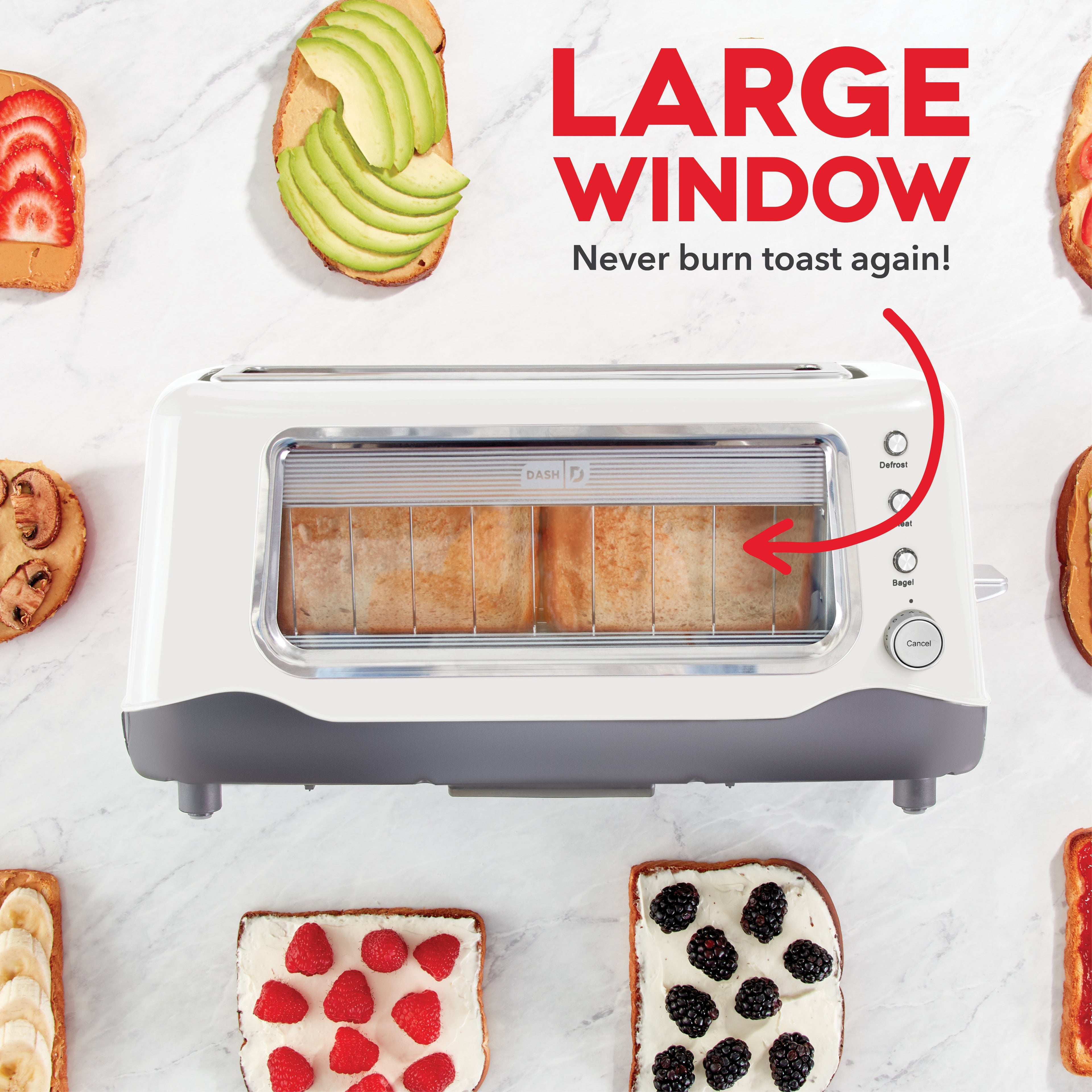Clear View Toaster X8