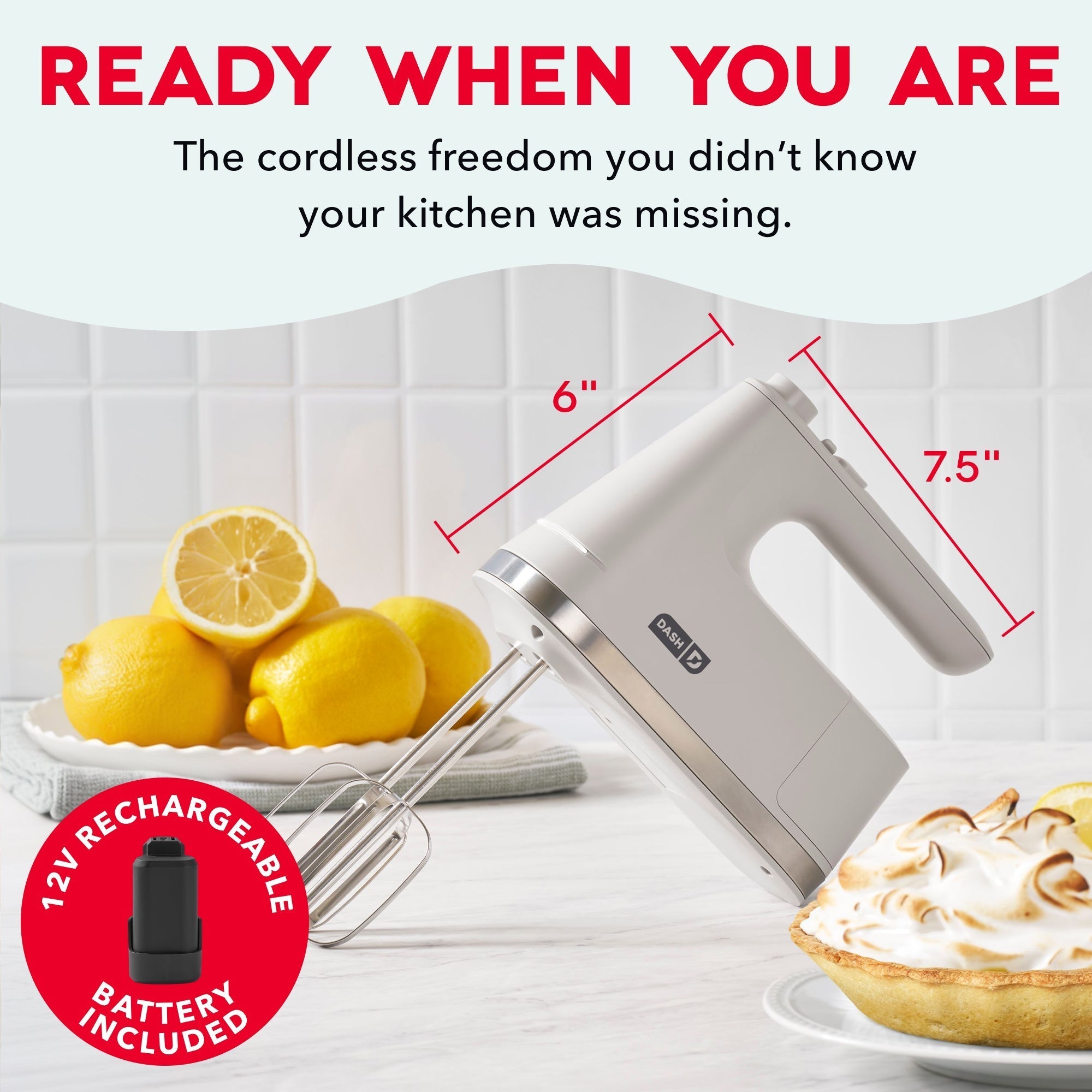 Cordless Hand Mixer F3