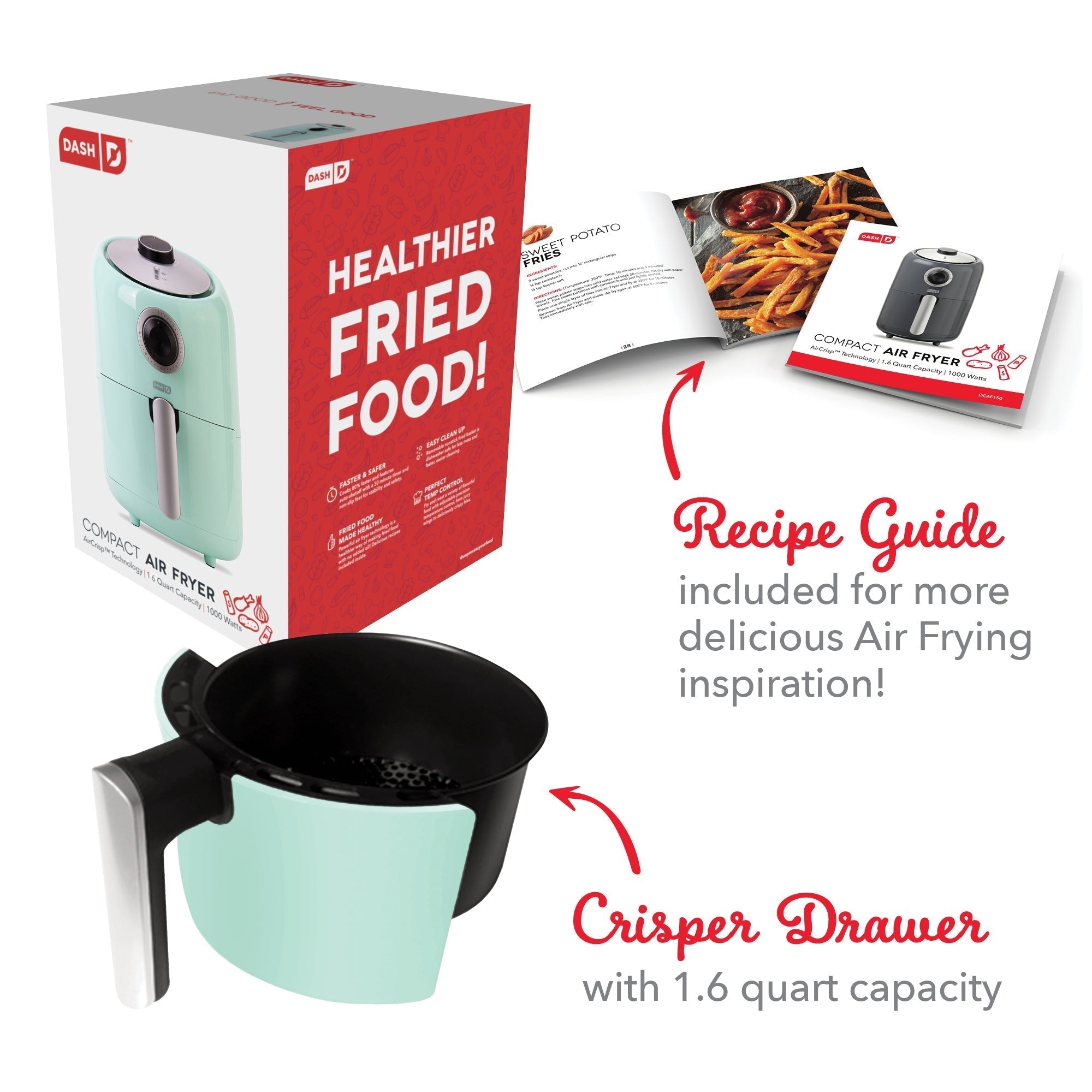 Compact Air Fryer 2Qt. T8