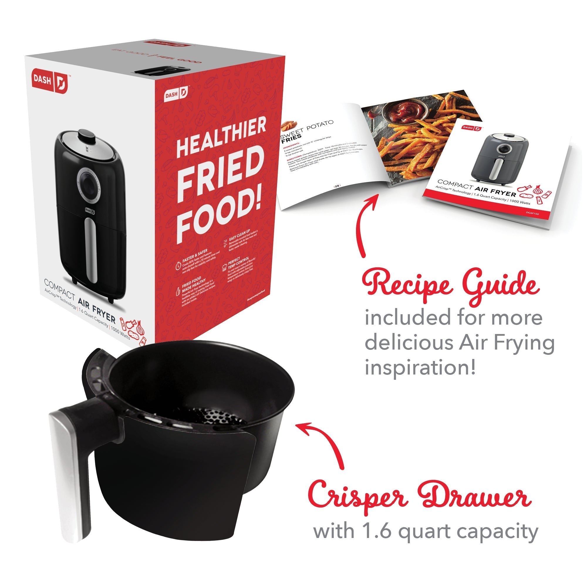 Compact Air Fryer 2Qt. T8