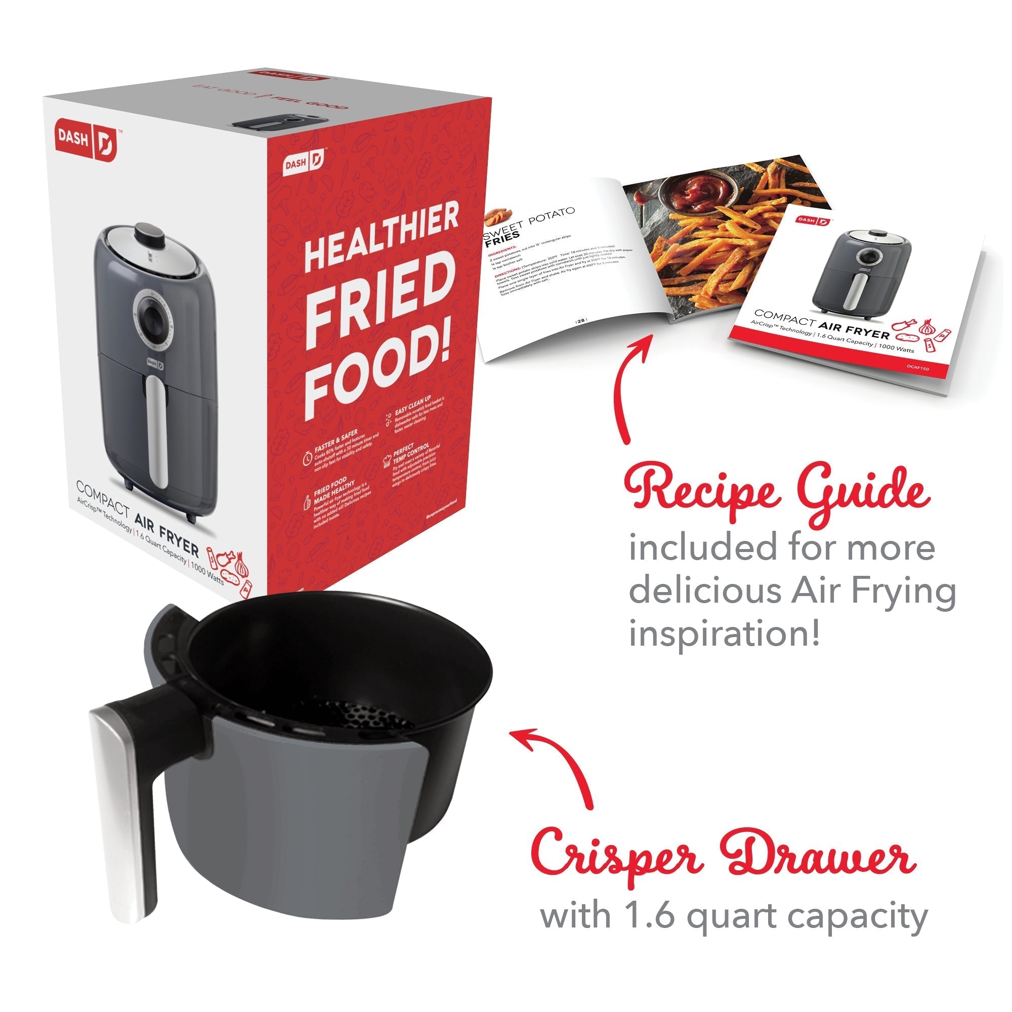 Compact Air Fryer 2Qt. T8