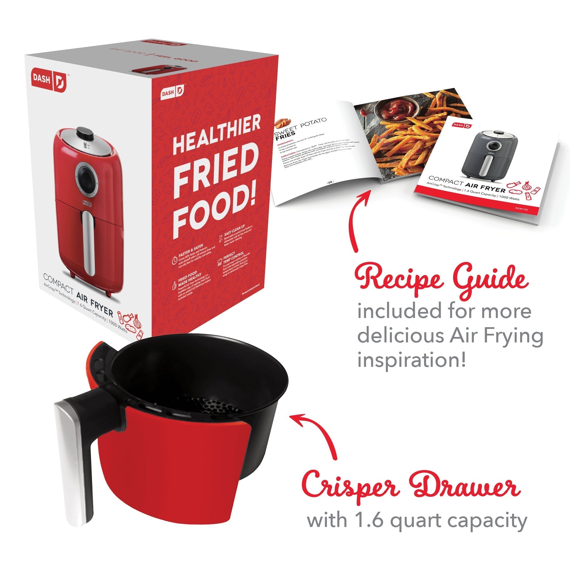 Compact Air Fryer 2Qt. T8