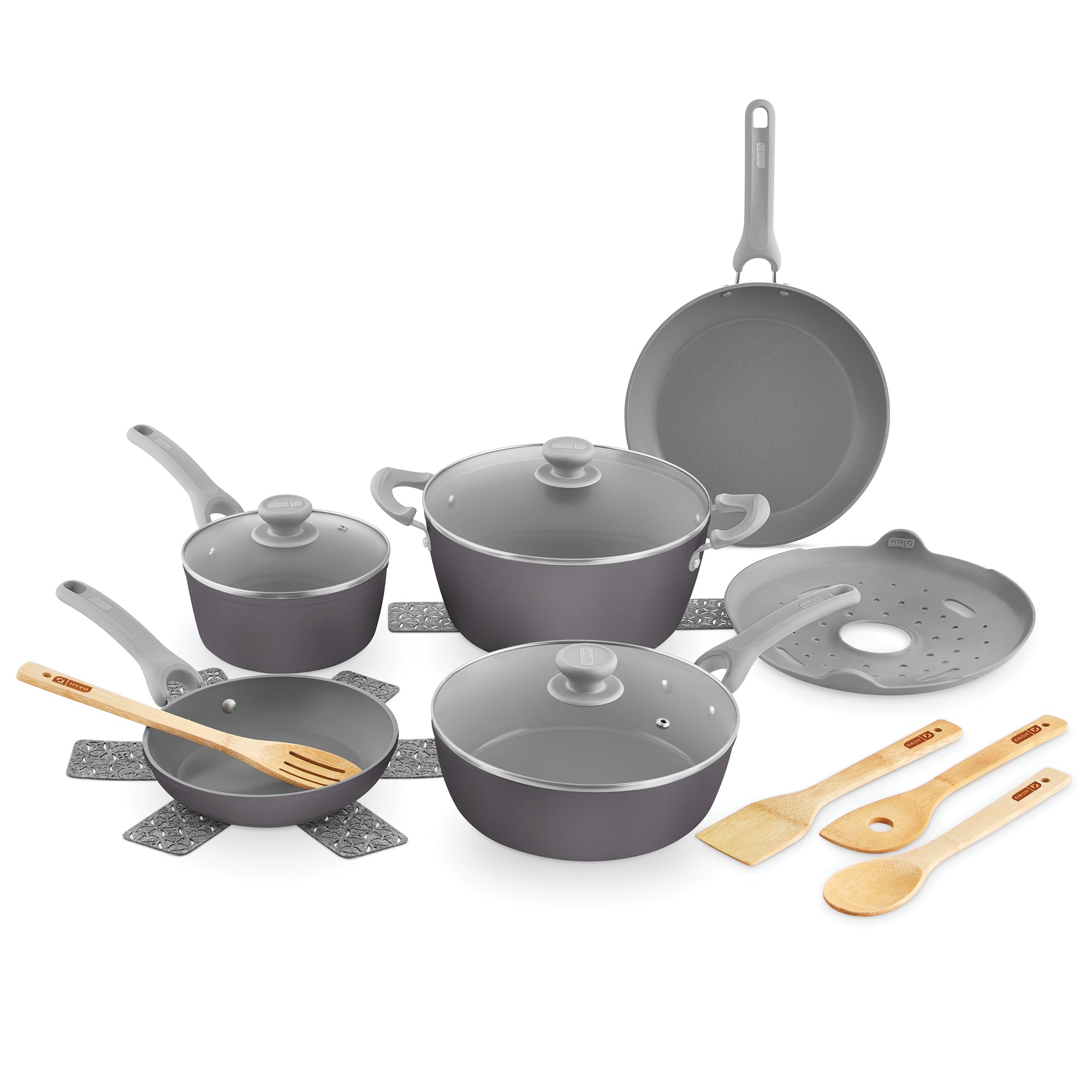 Dream Green Recycled Aluminum 15pc Cookware Set F0