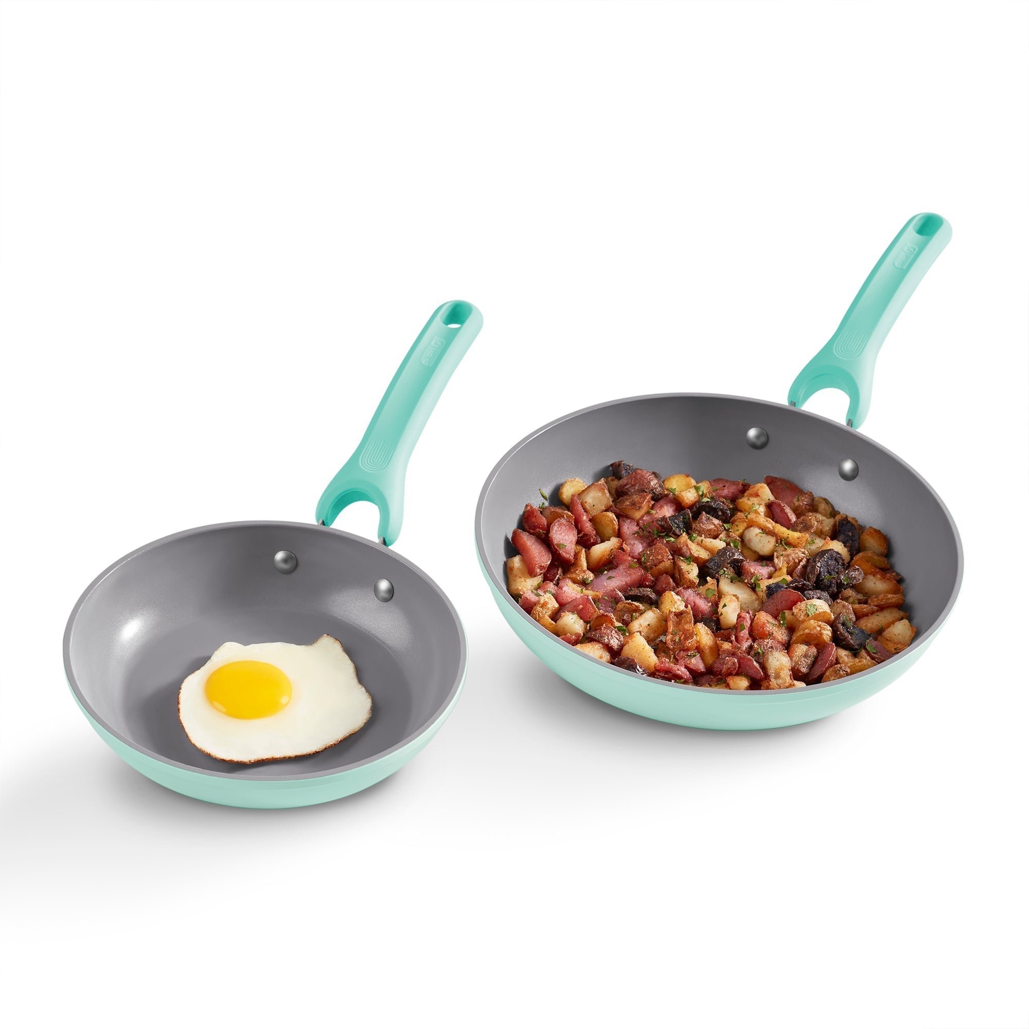 Dream Green Recycled Aluminum 8"/10" Fry Pan Set N0