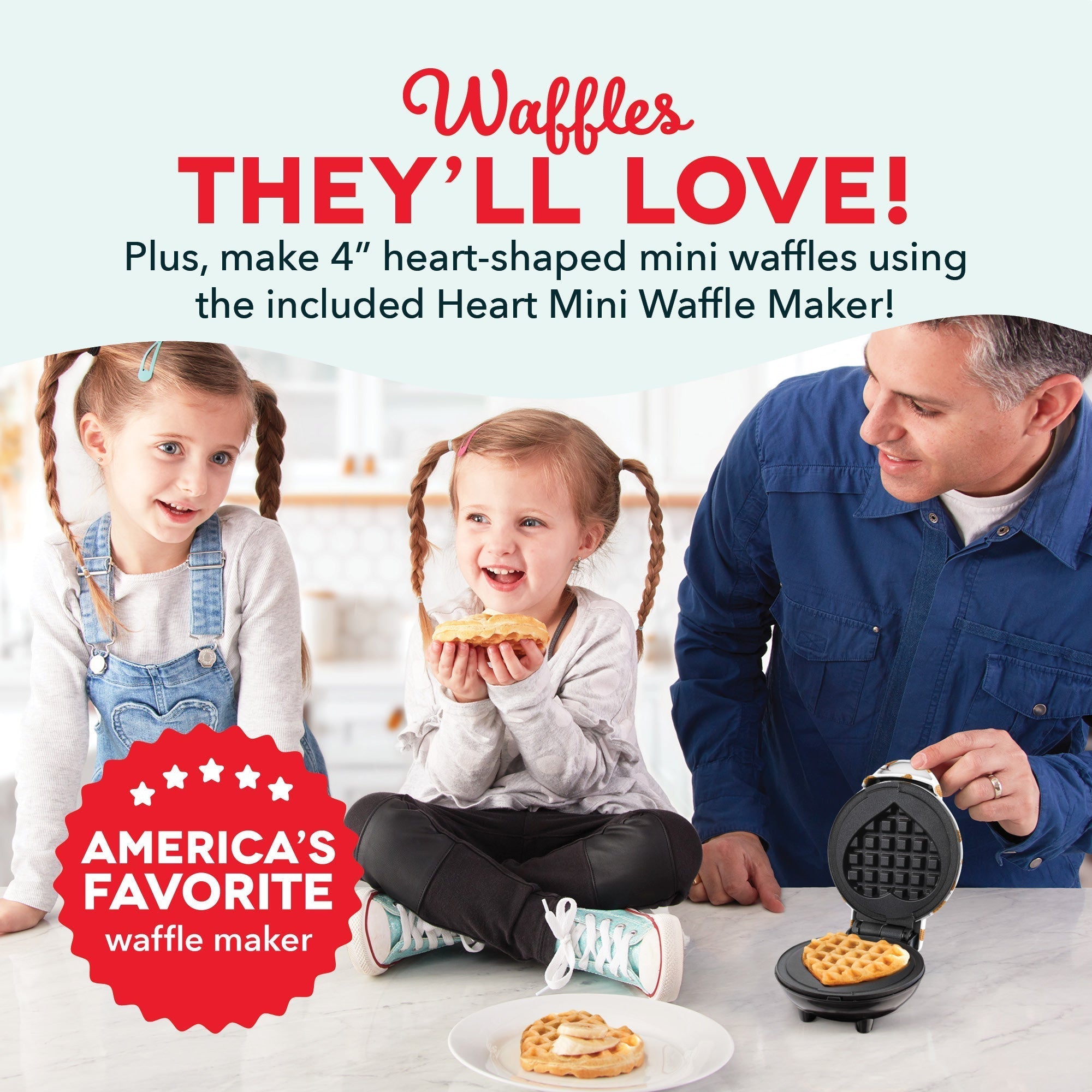 of Good Mini Waffle Maker W6