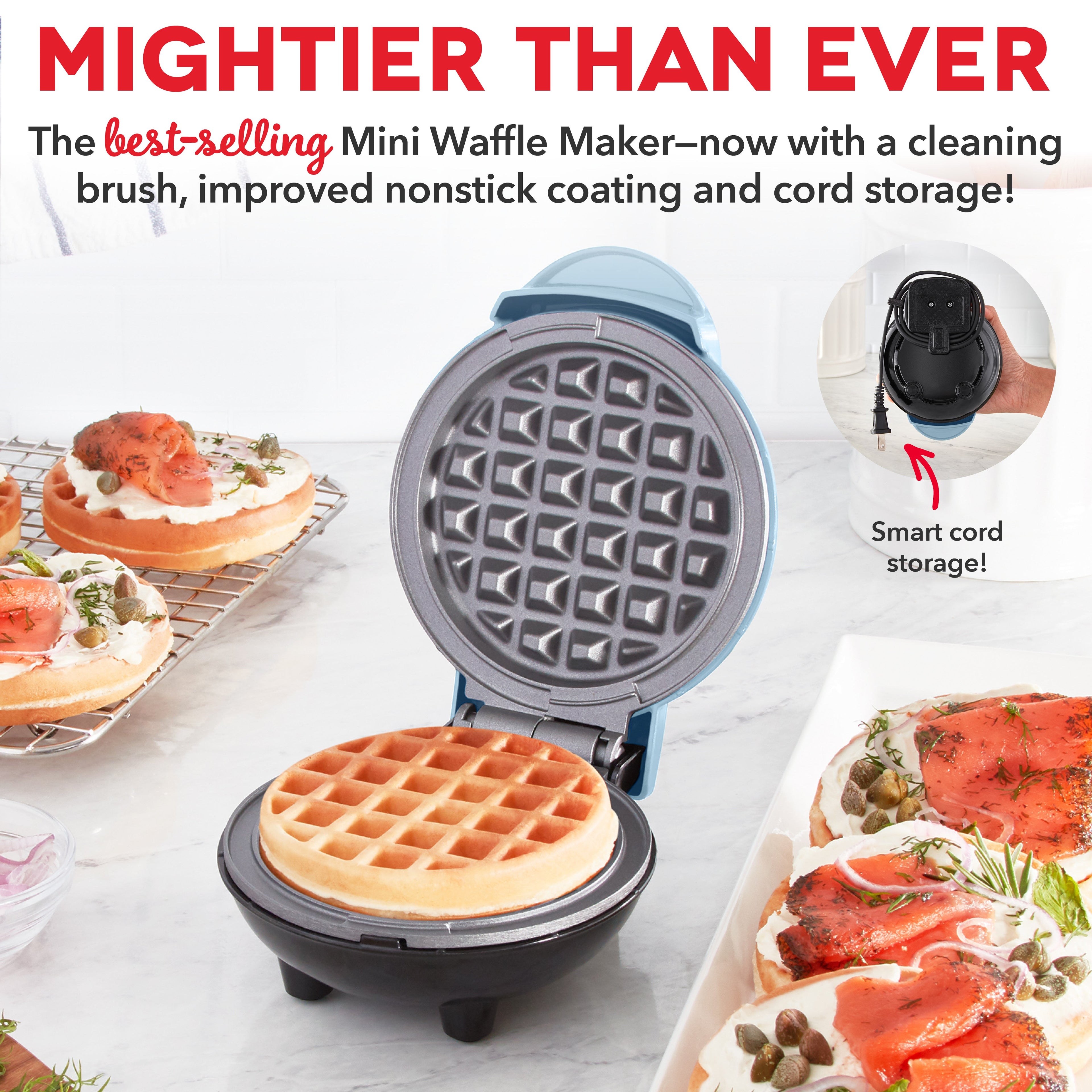 Deluxe Mini Waffle Maker L8