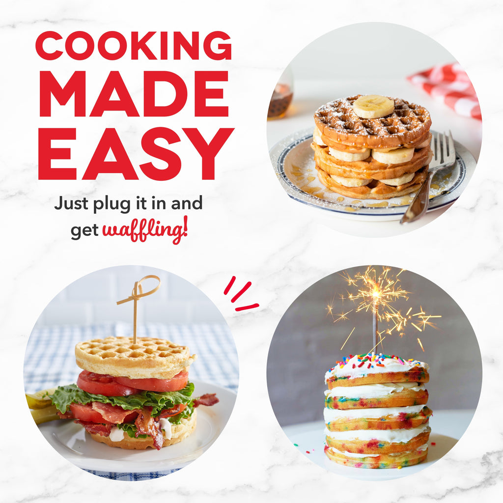 Deluxe Mini Waffle Maker L8
