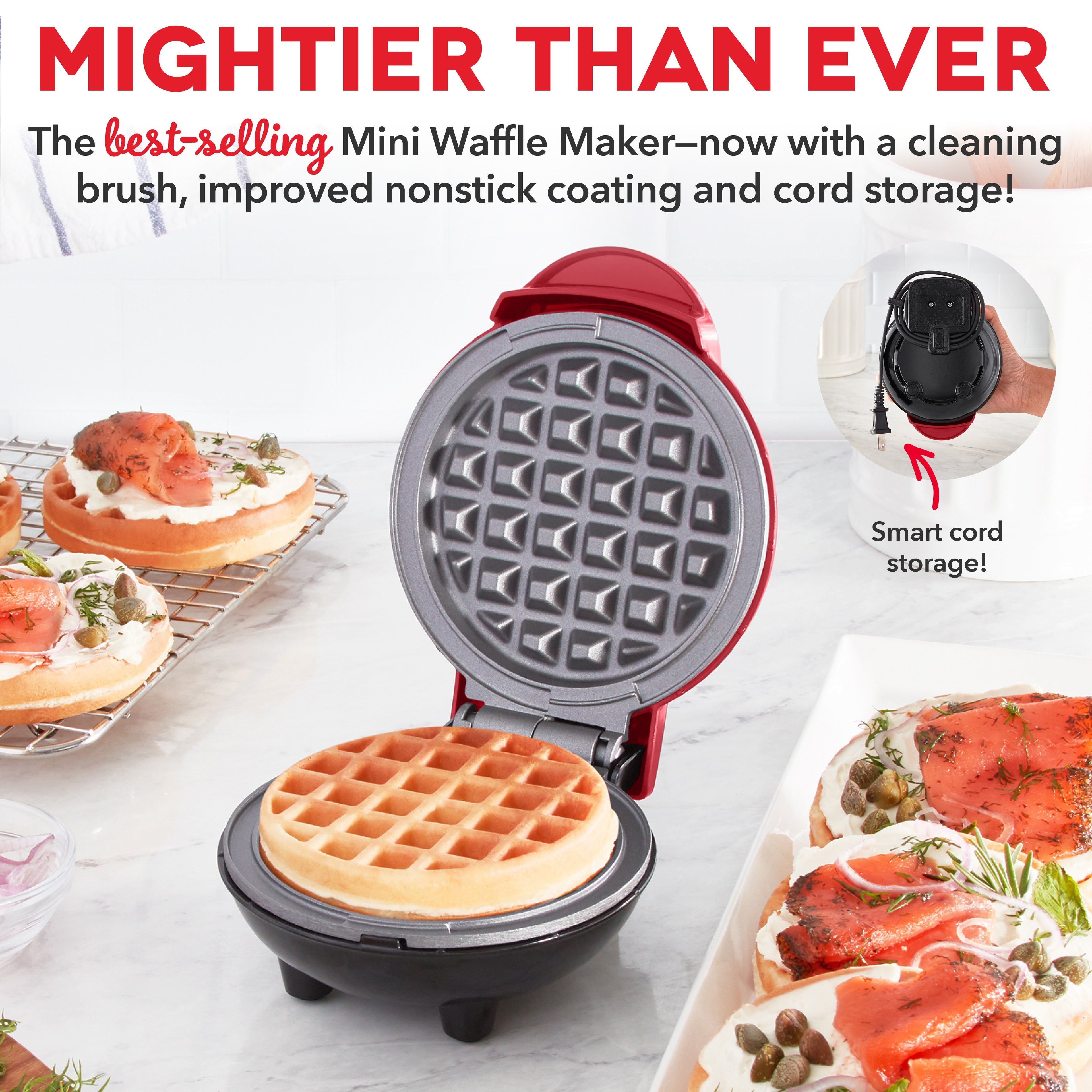 Deluxe Mini Waffle Maker L8