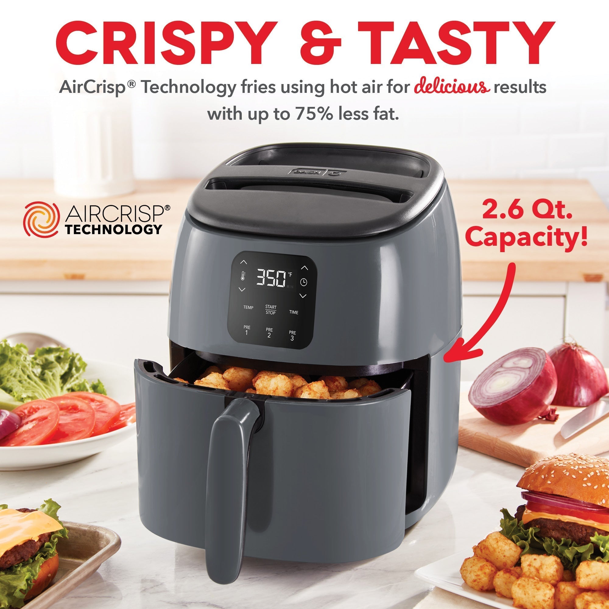 Digital Tasti-Crisp Air Fryer 2.6QT Q3