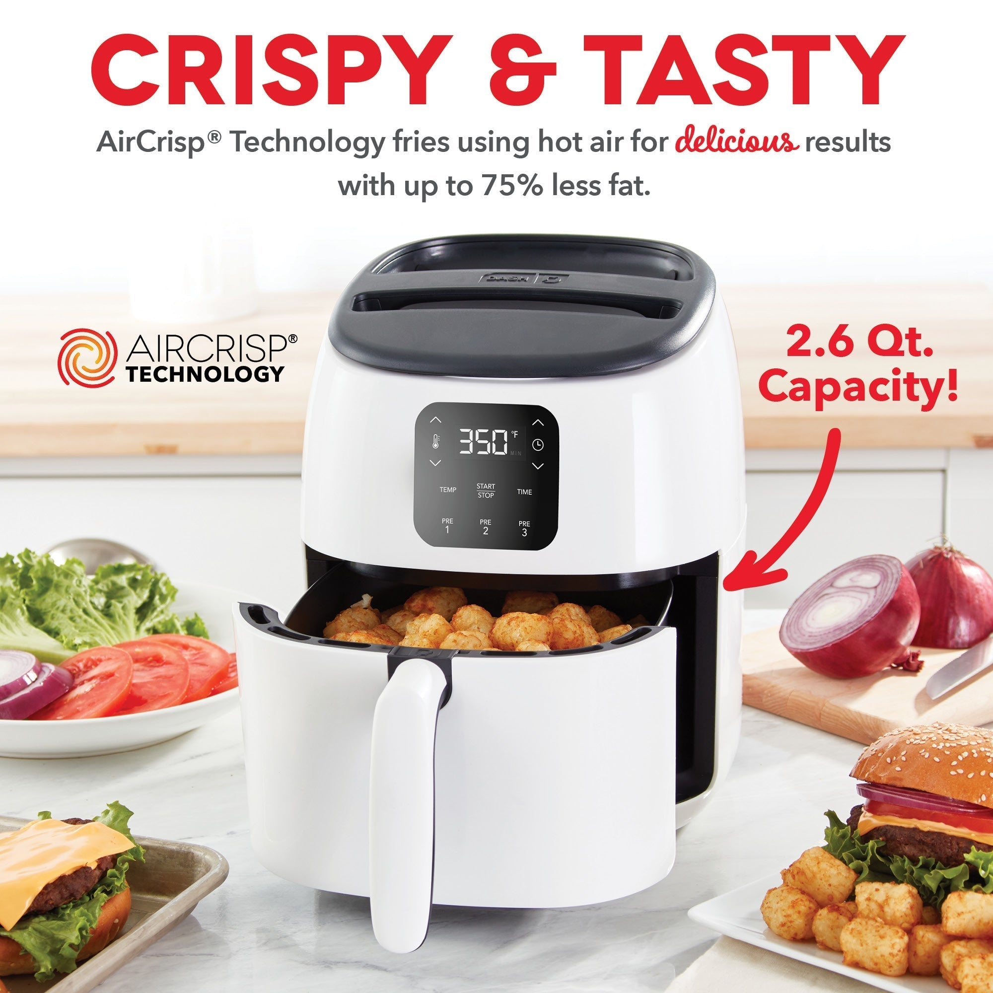 Digital Tasti-Crisp Air Fryer 2.6QT Q3