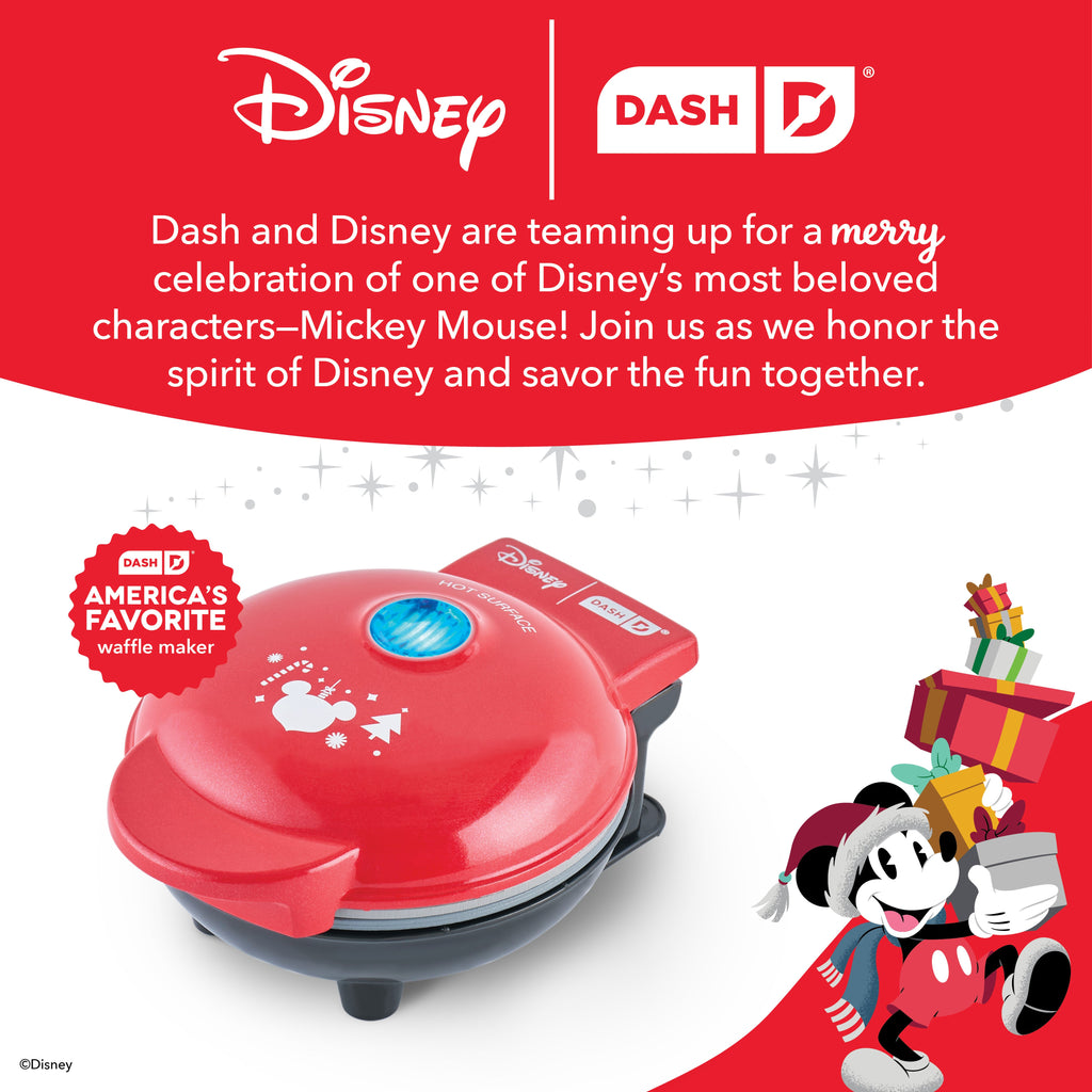 Mickey Mouse Santa Mini Waffle Maker X5