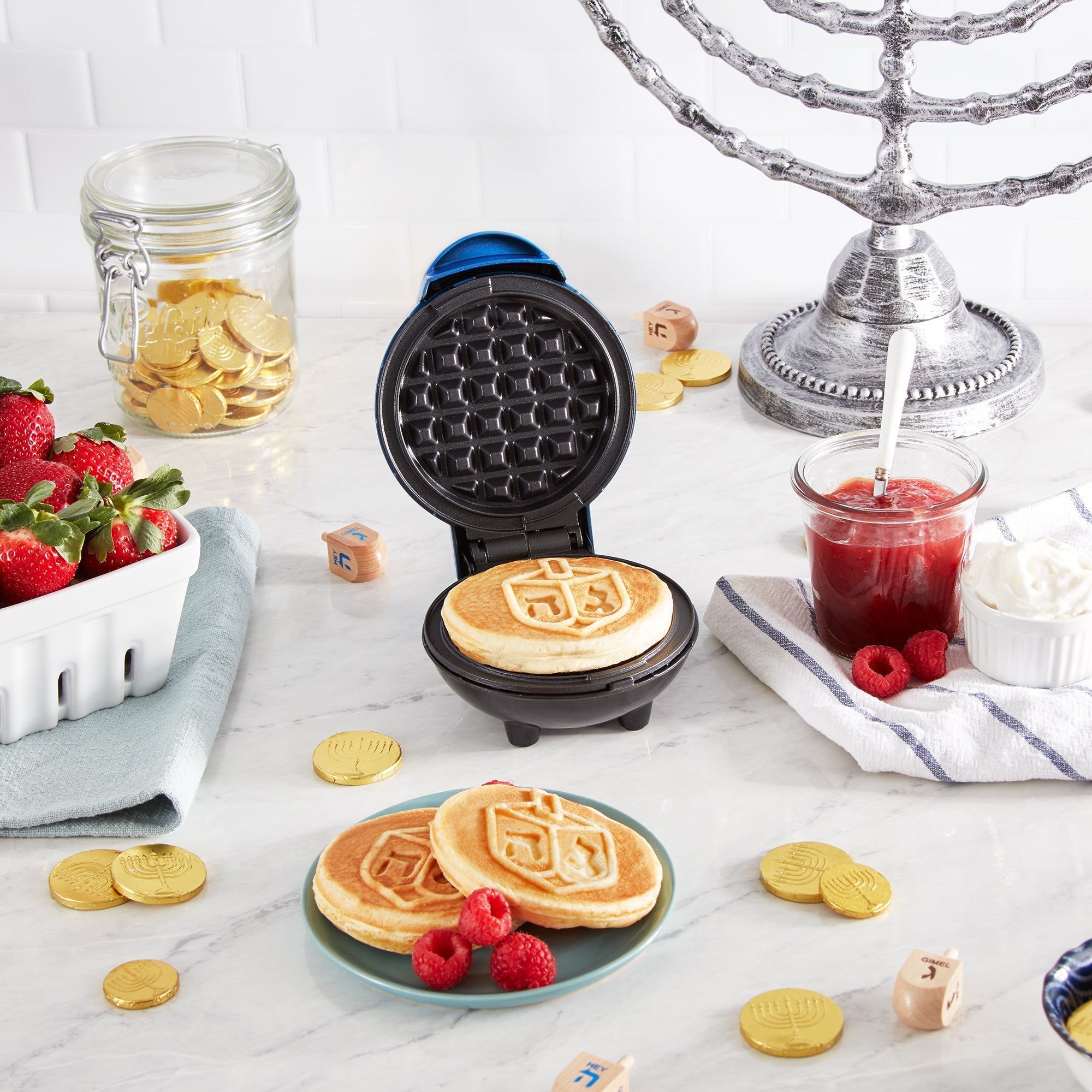 Dreidel Mini Waffle Maker K2